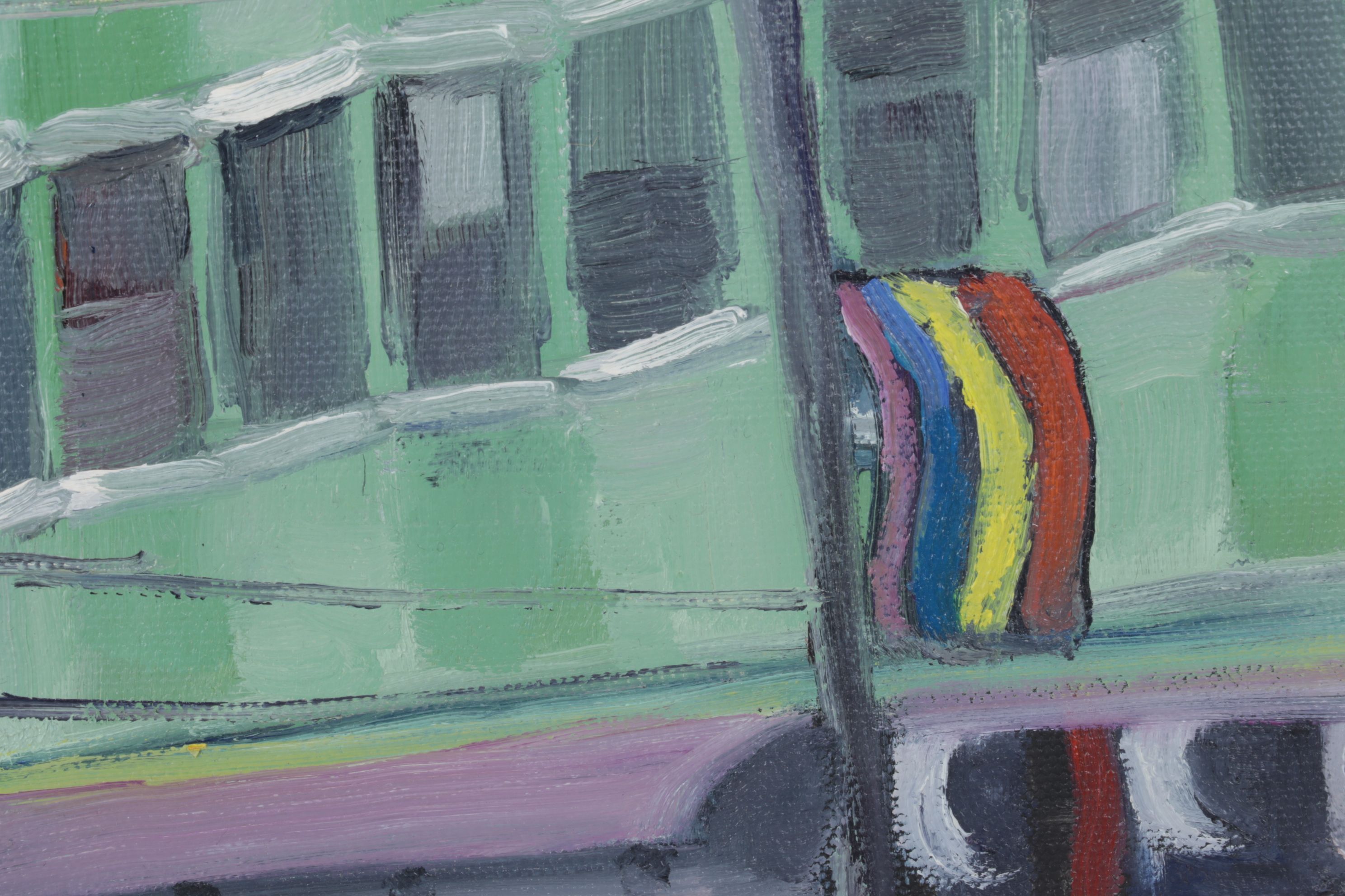 Steven Guy Bilodeau Acrylic Painting "The Castro", 2009