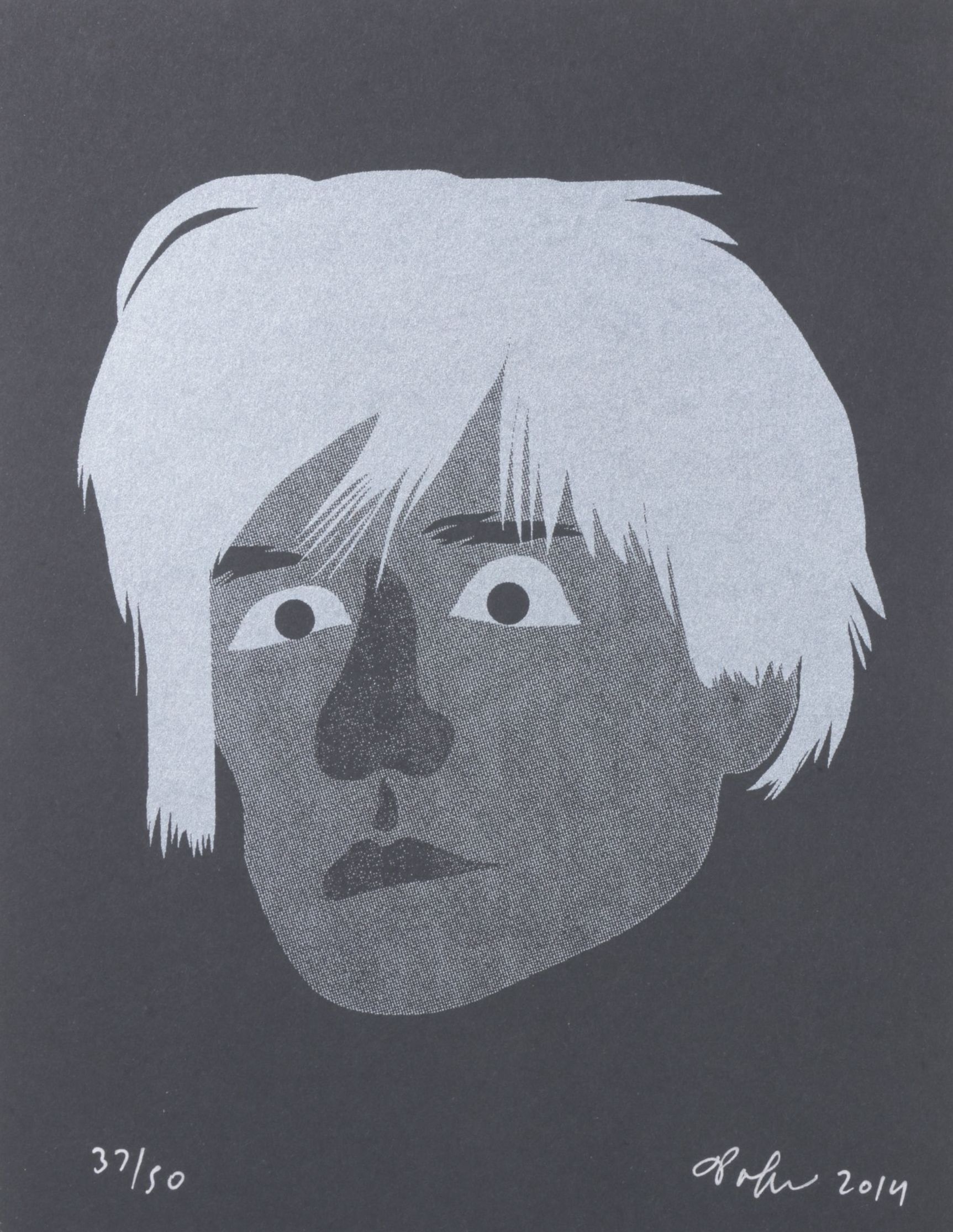 David Pohl Serigraph "Andy Warhol Silver Screen", 2014