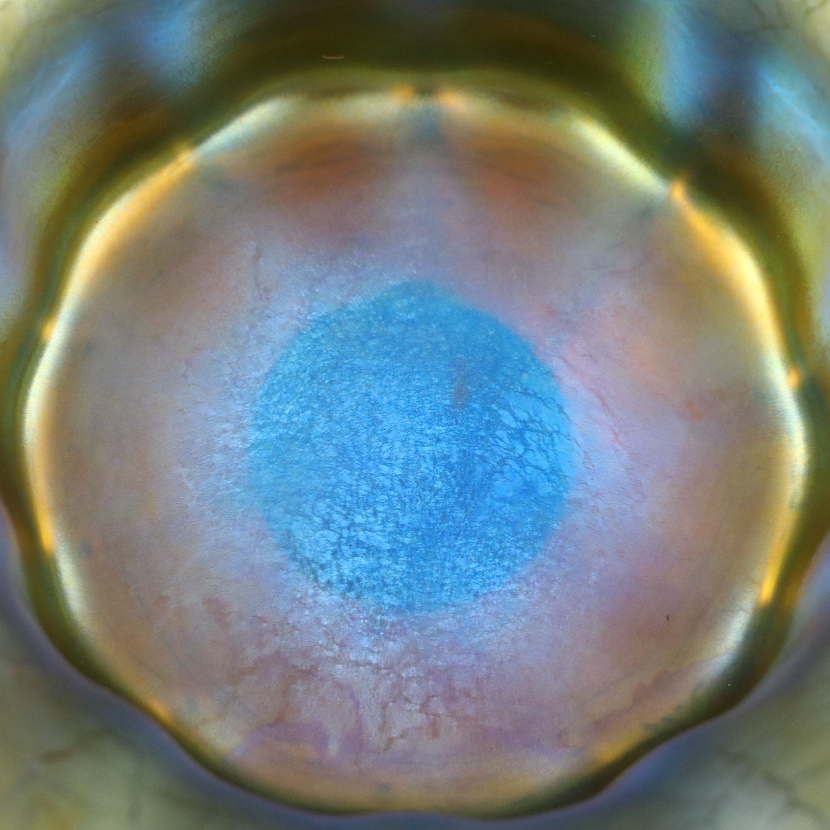 Louis Comfort Tiffany Favrile Glass Bowl, Early 20th Century