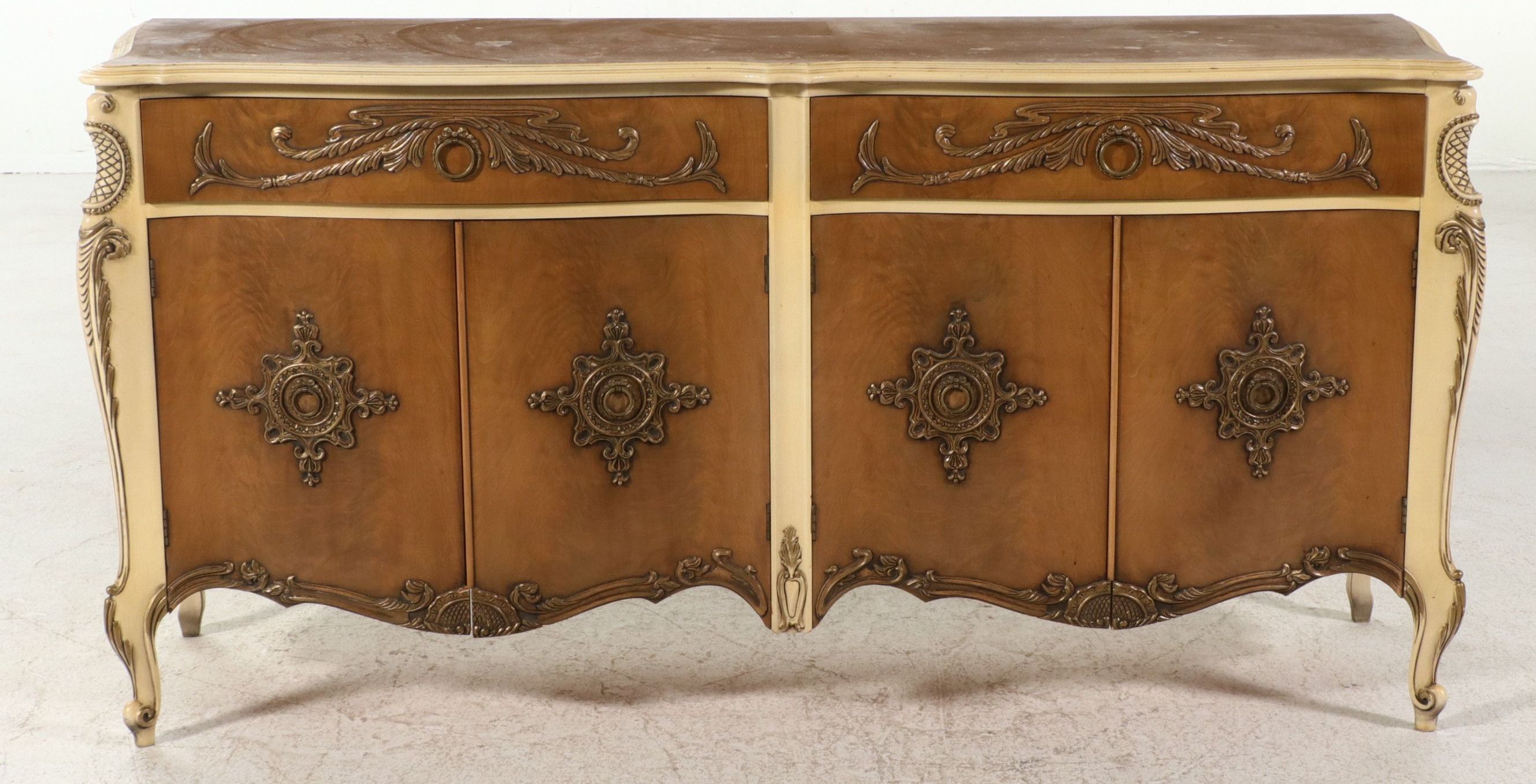 Romweber Louis XV Revival Sideboard, Mid to Late 20th Century
