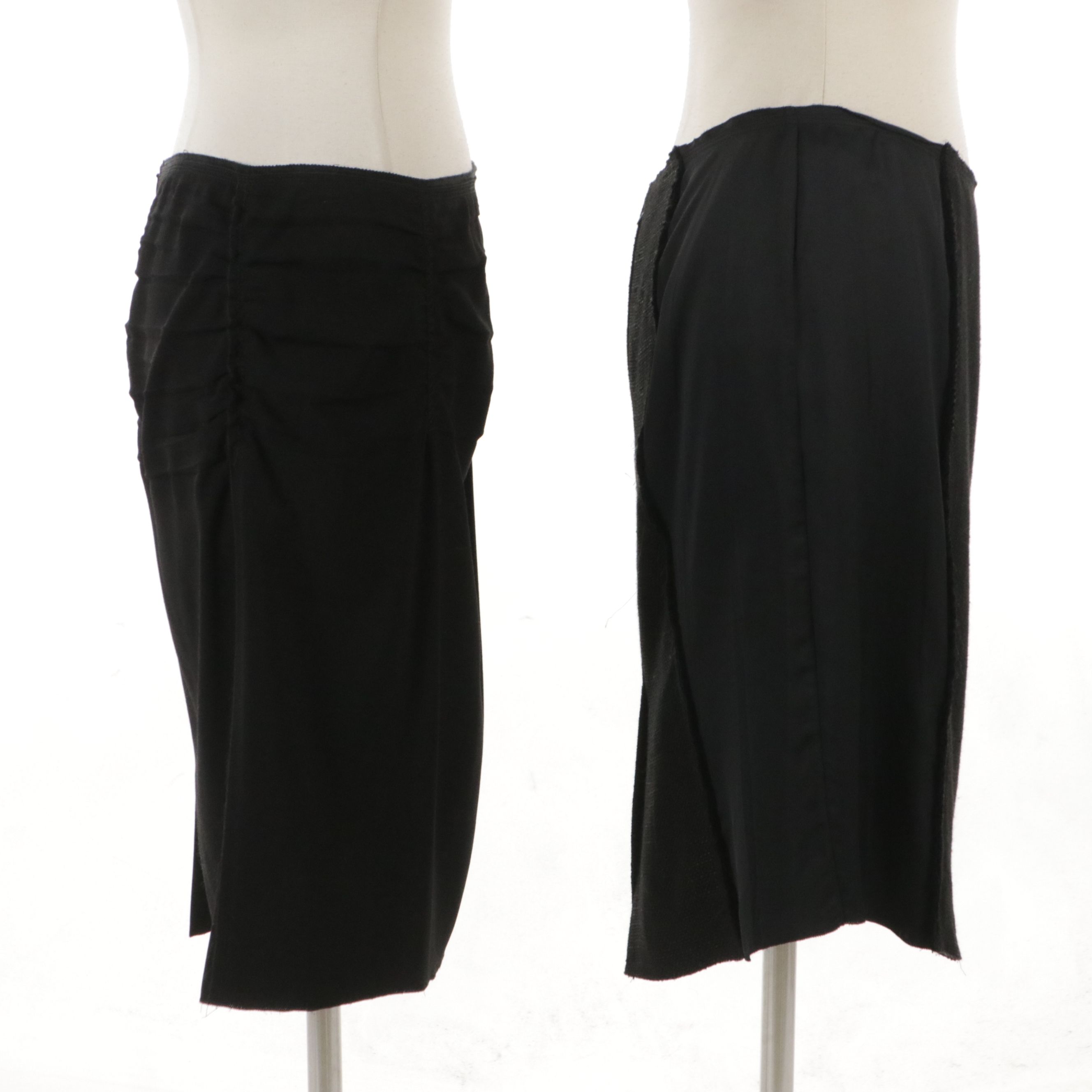 Prada Black Skirts