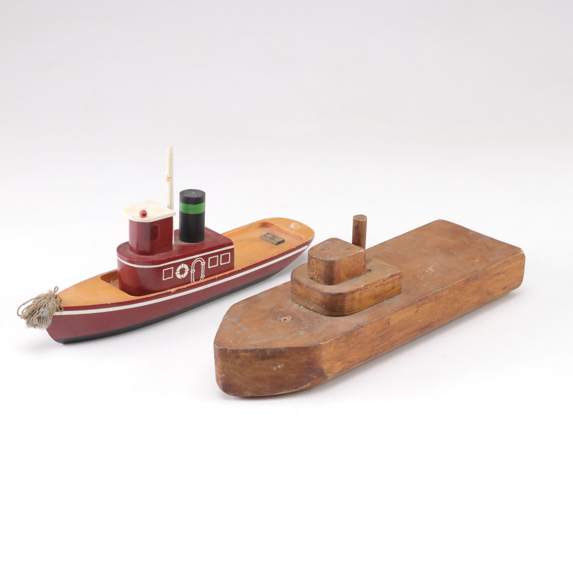 Barrel Back, Sail and Tug Boat Models and Toys