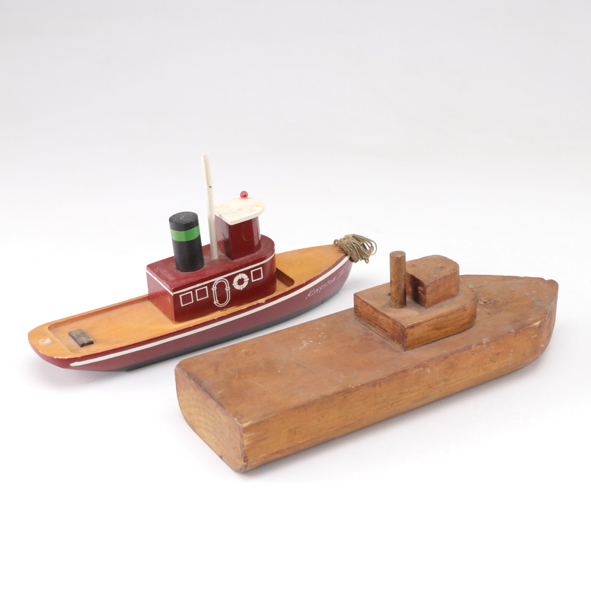 Barrel Back, Sail and Tug Boat Models and Toys