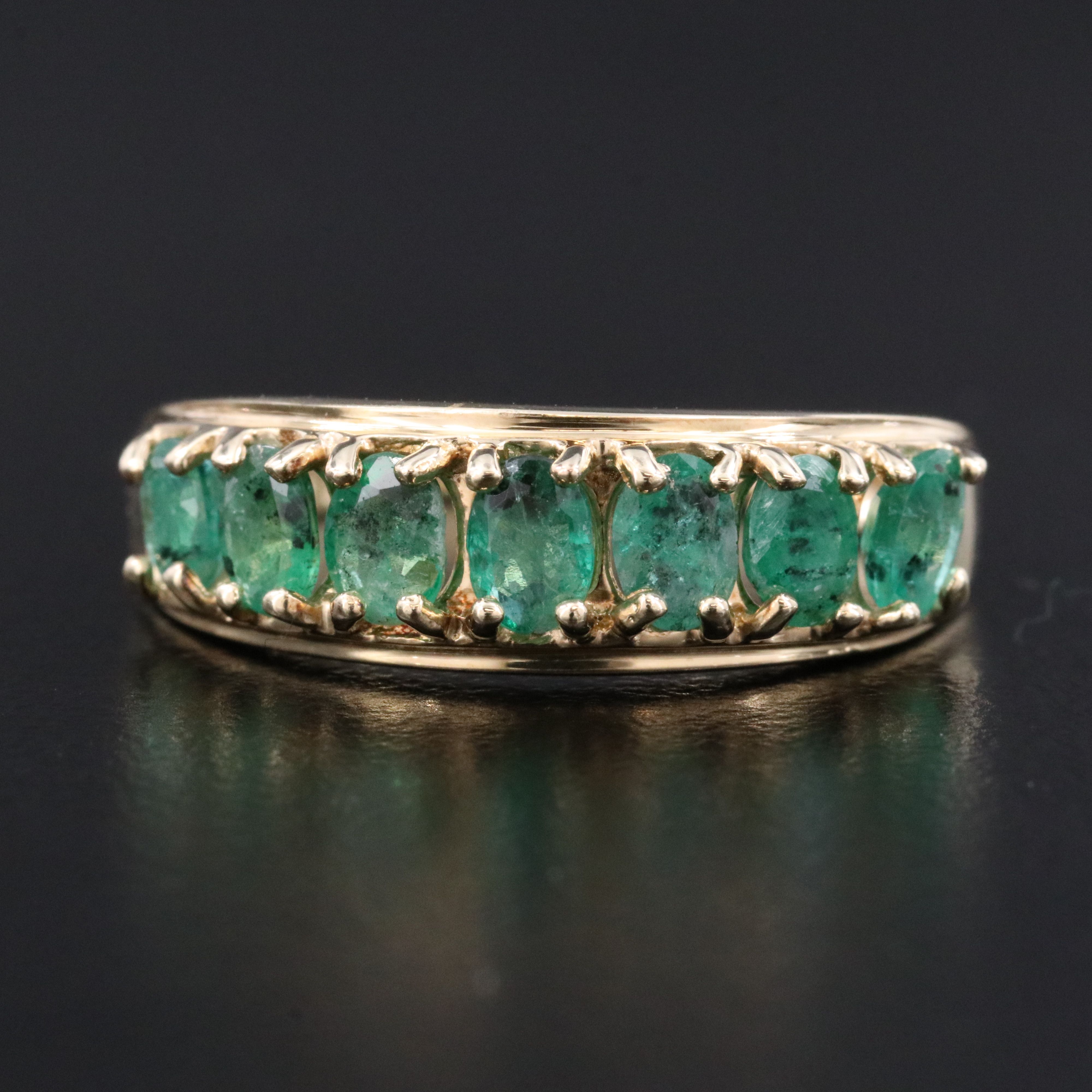 10K Emerald Ring