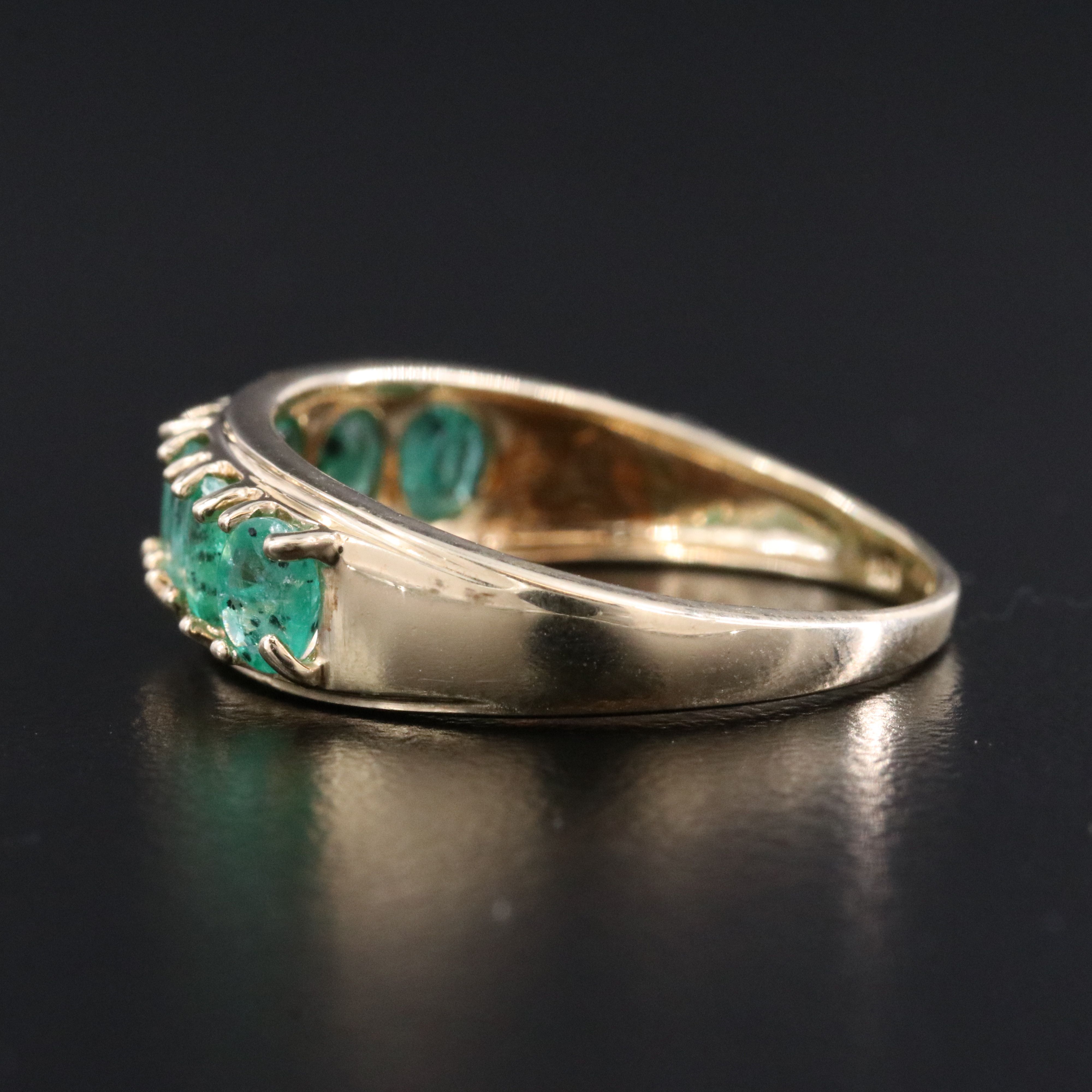 10K Emerald Ring