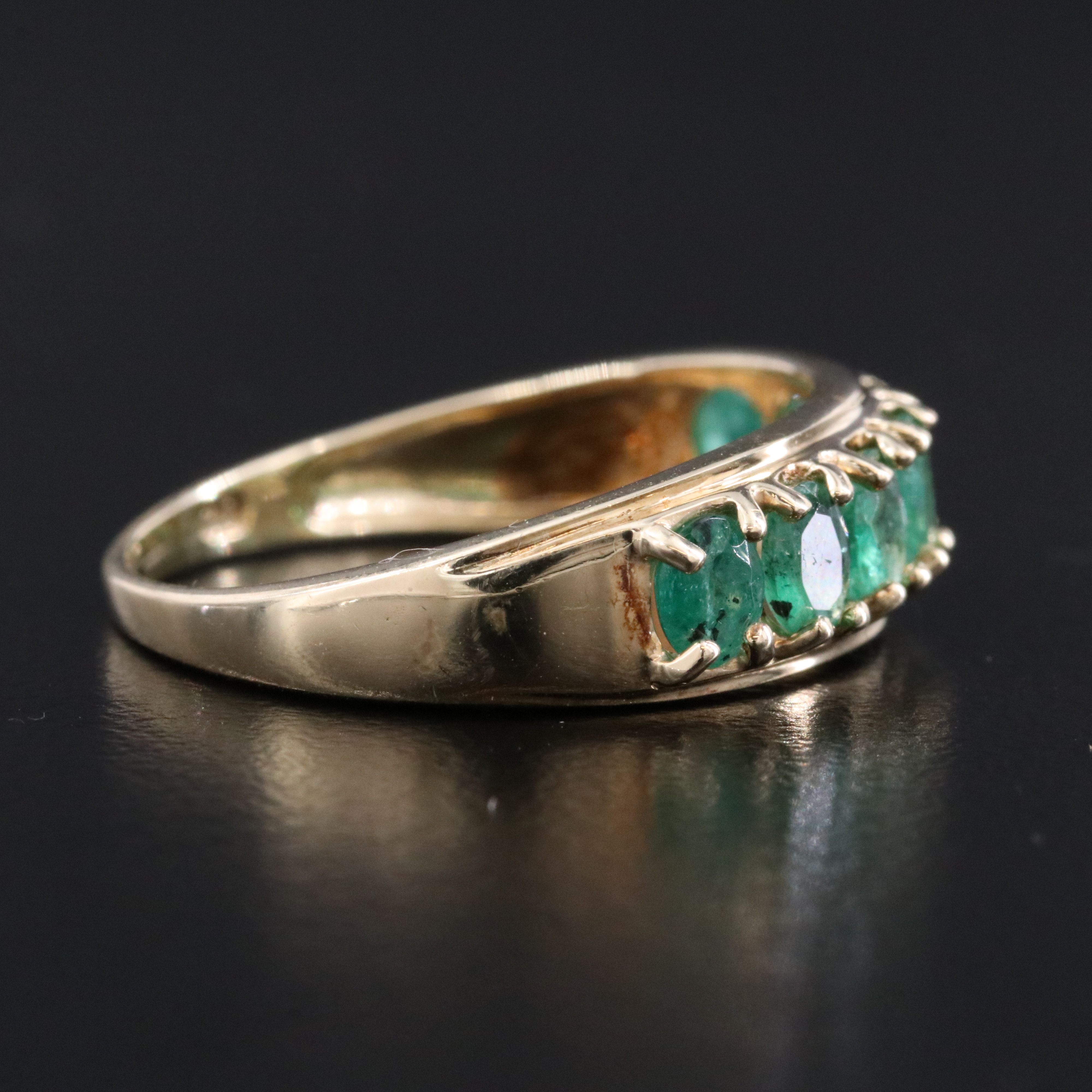 10K Emerald Ring