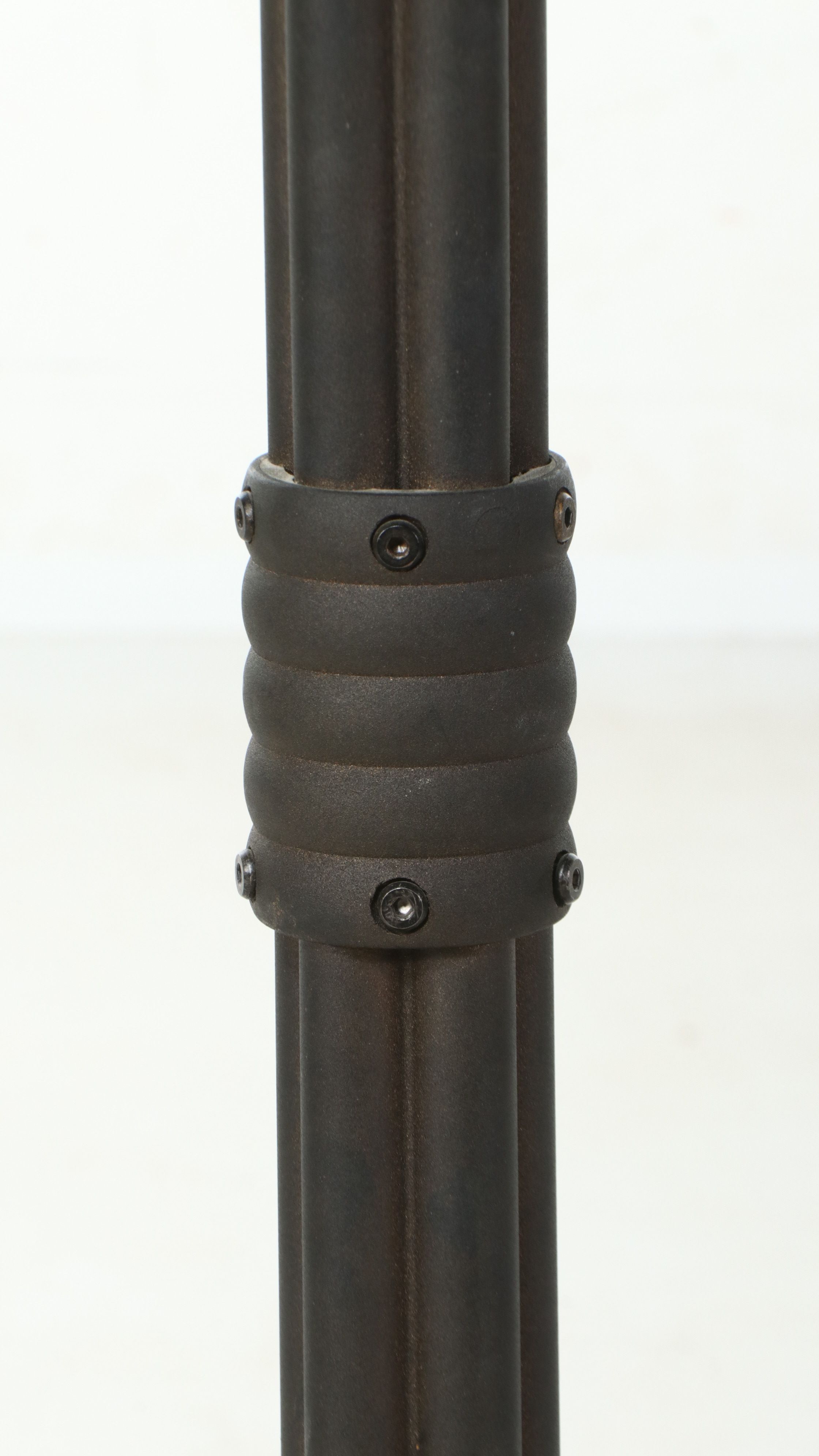 Bronzed Metal Palm Tree Floor Lamp with Coconut-Shaped Bulb Shades