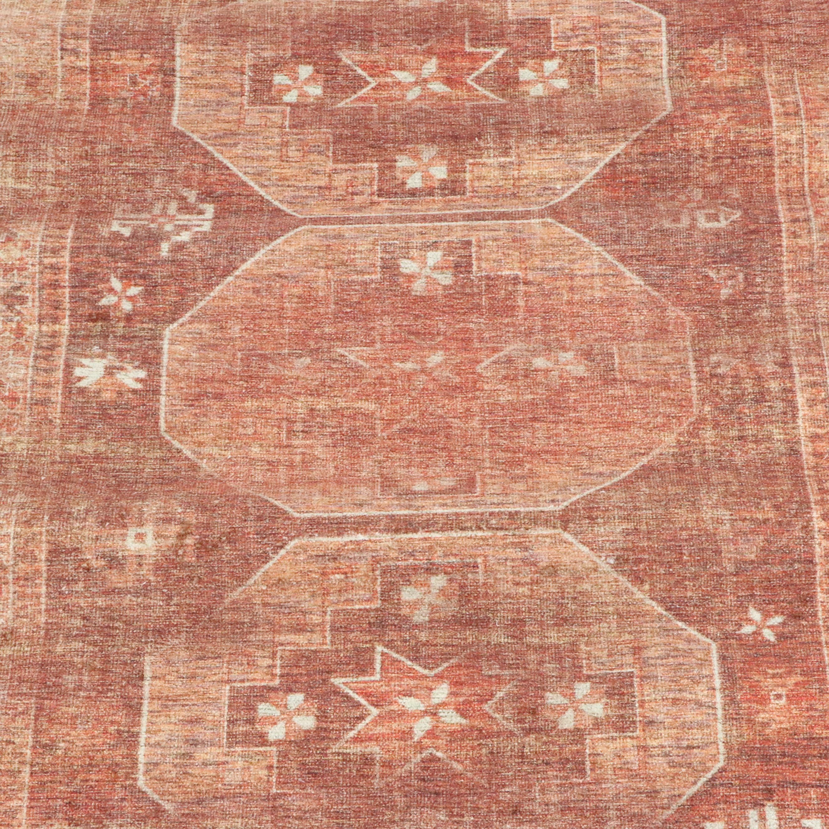 5'1 x 7'5 Machine Made Target Threshold Distressed Area Rug