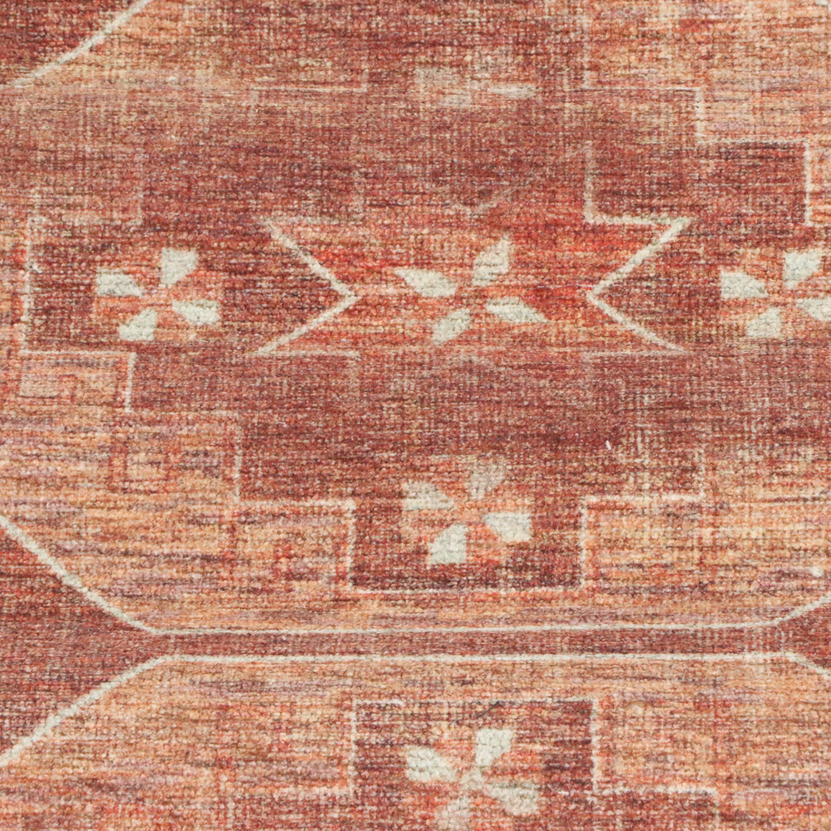 5'1 x 7'5 Machine Made Target Threshold Distressed Area Rug