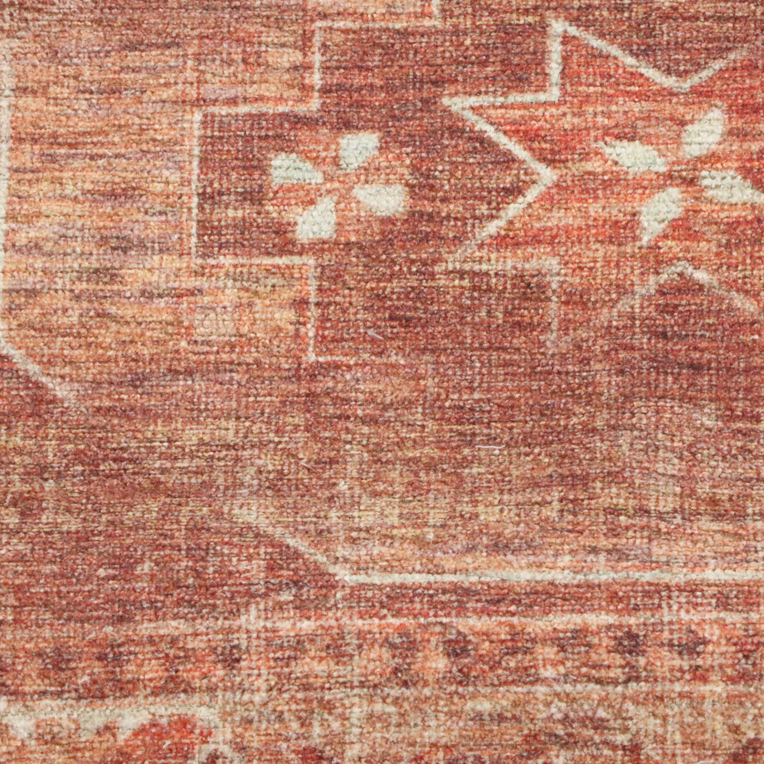 5'1 x 7'5 Machine Made Target Threshold Distressed Area Rug