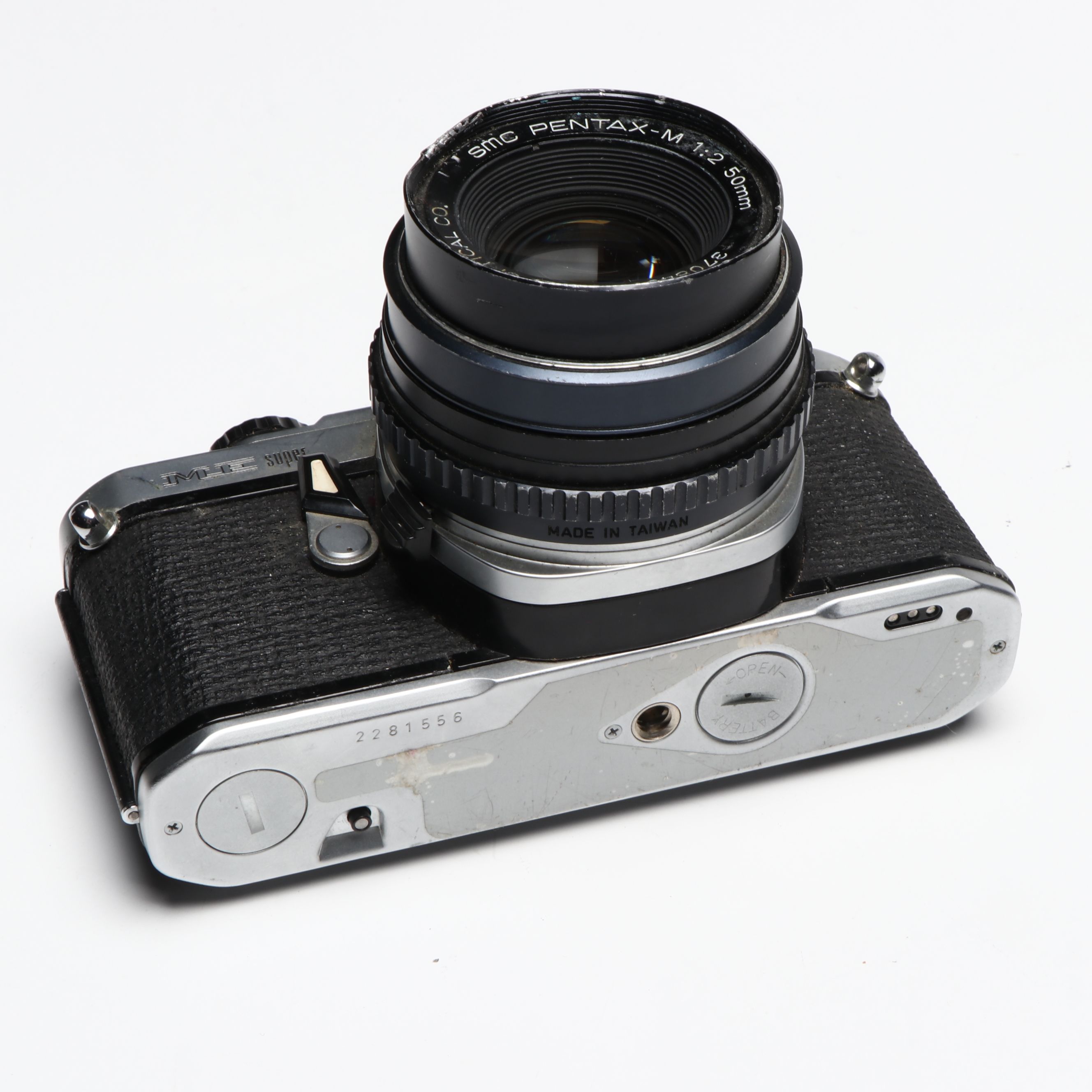 Pentax ME Super SLR Film Camera with Quantaray and Other Lenses