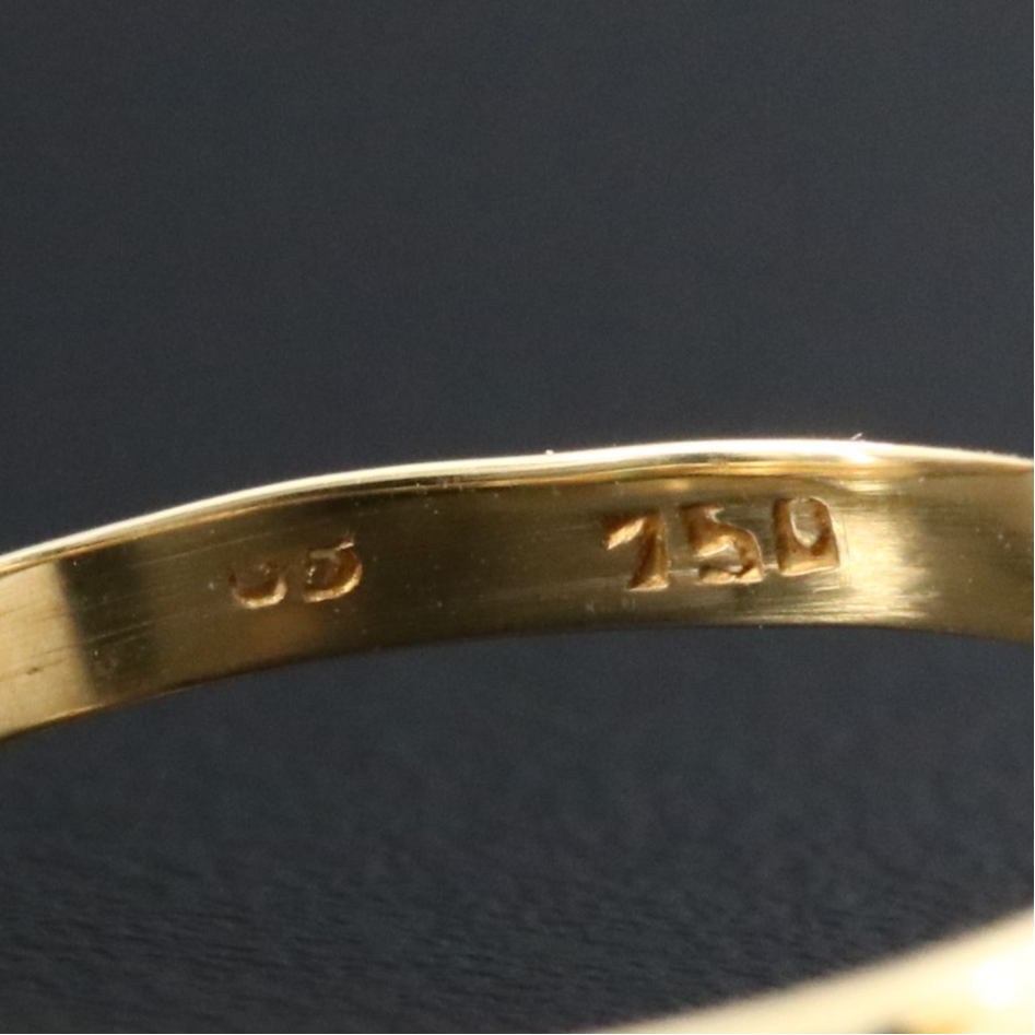 18K Tourmaline and Diamond Ring