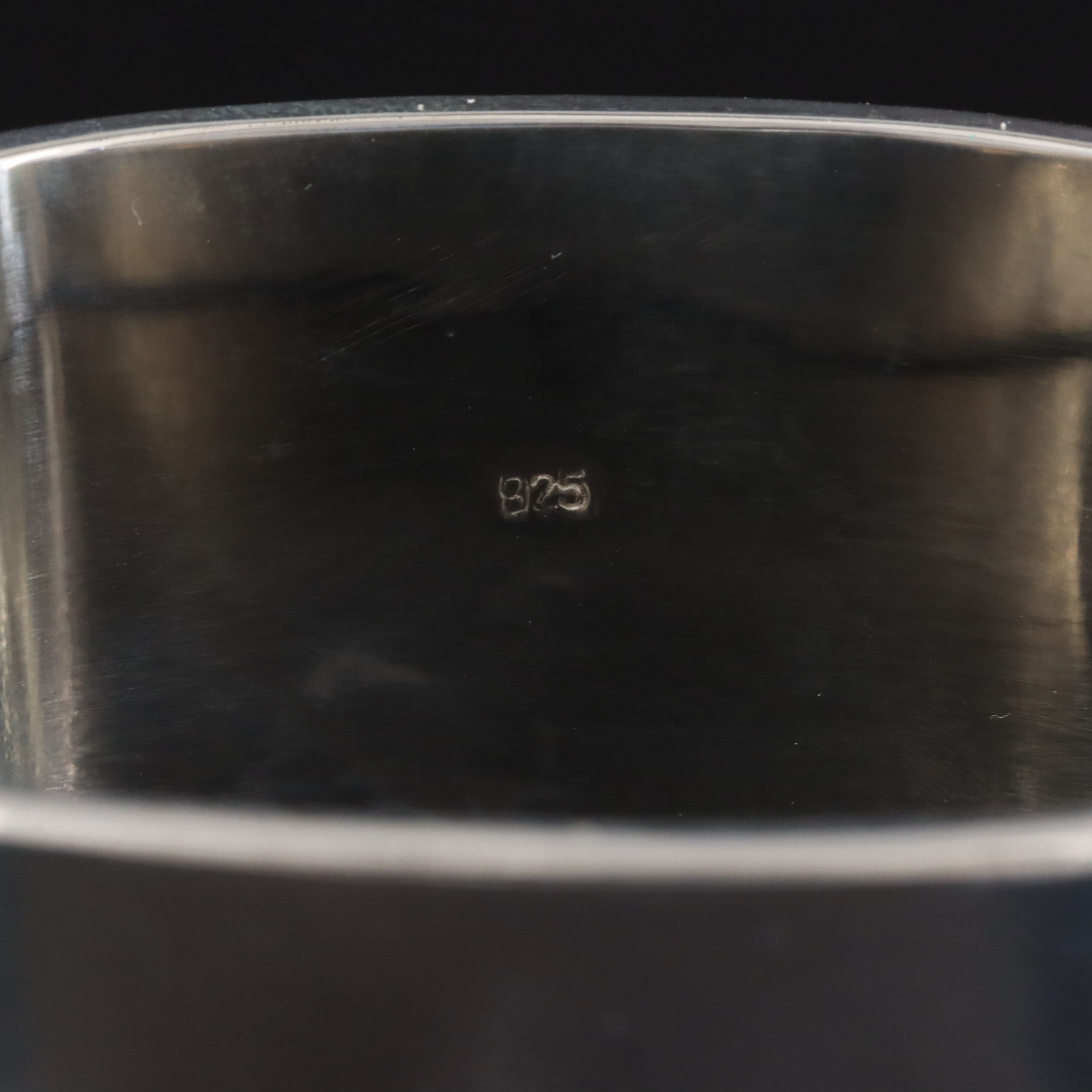 Sterling Wide Square Bracelet