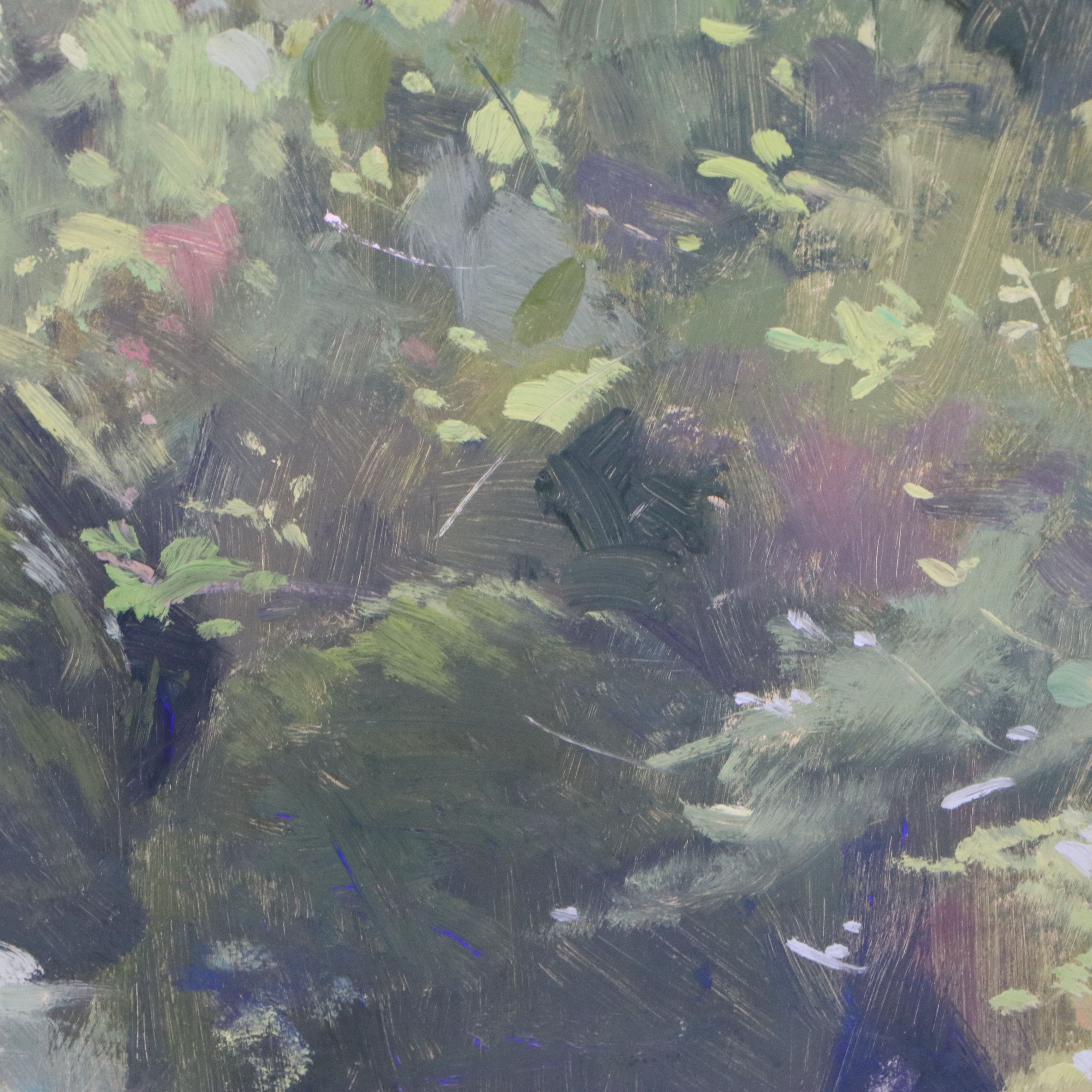 Morgan Samuel Price Oil Painting "Hydrangeas Bathed in Sunlight," 2010