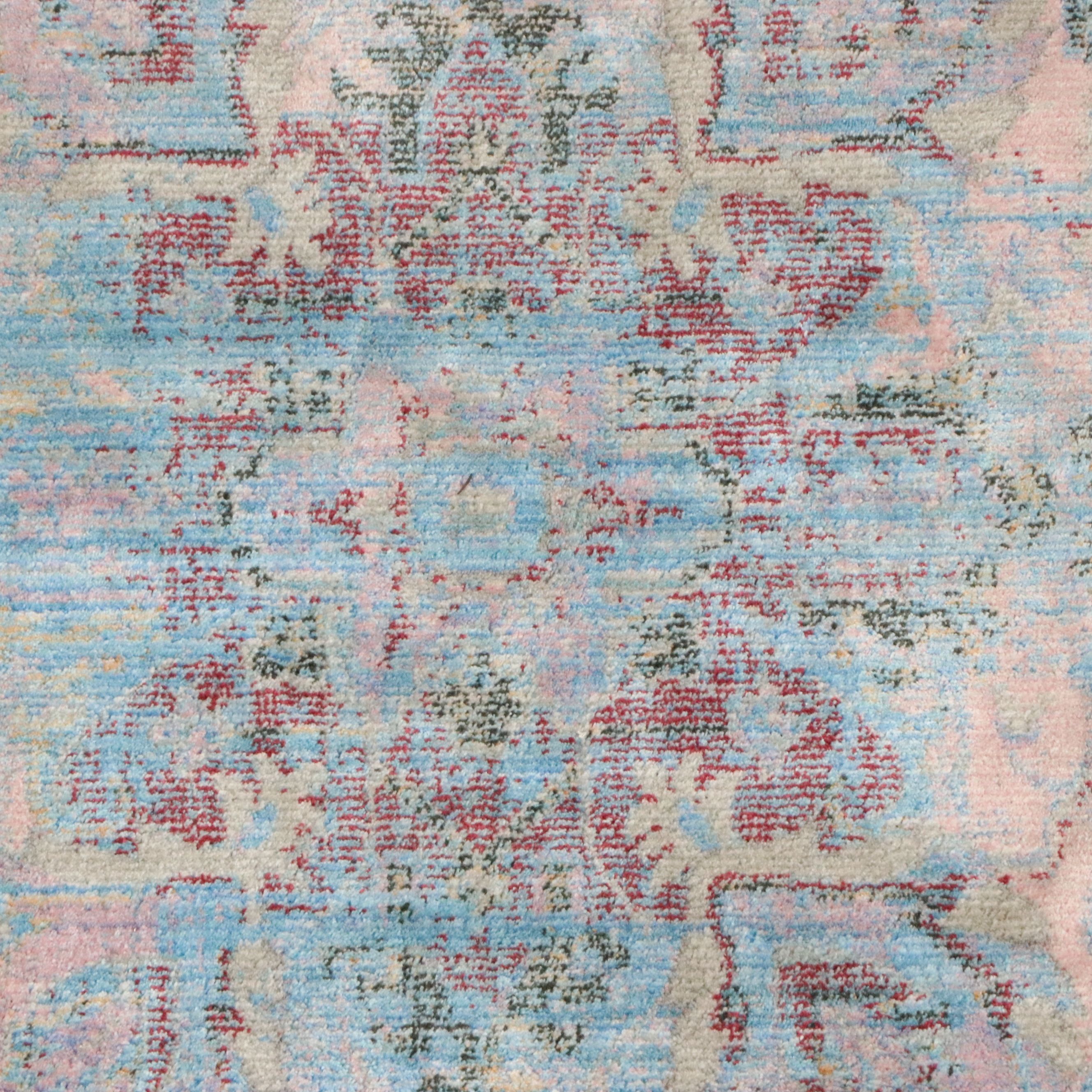 5'4 x 7'7 Machine Made nuLOOM Twilight Collection Distressed Medallion Area Rug