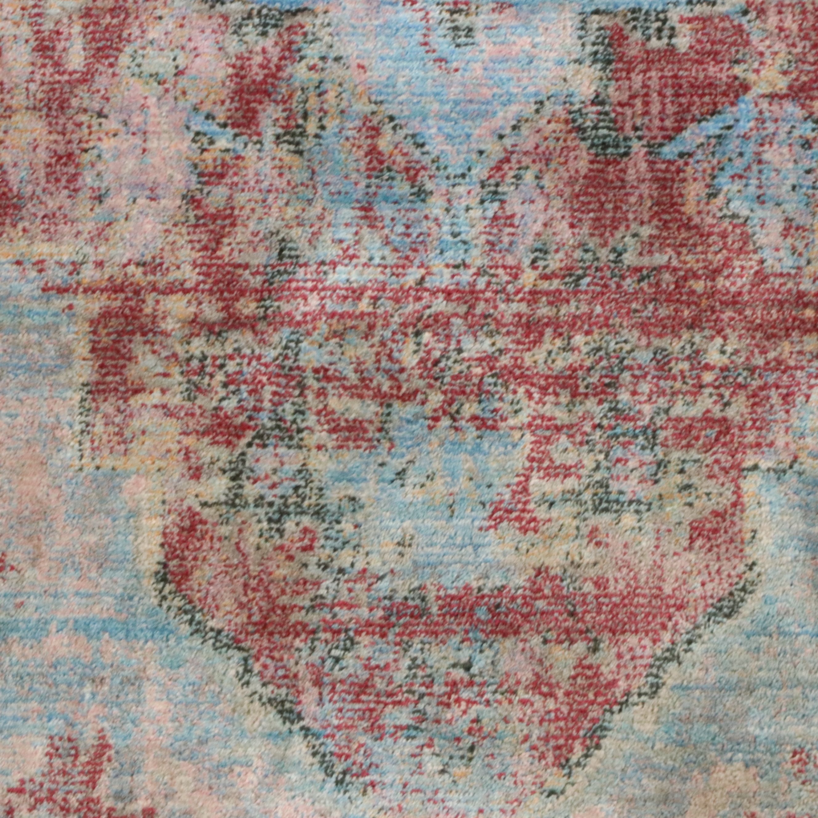 5'4 x 7'7 Machine Made nuLOOM Twilight Collection Distressed Medallion Area Rug