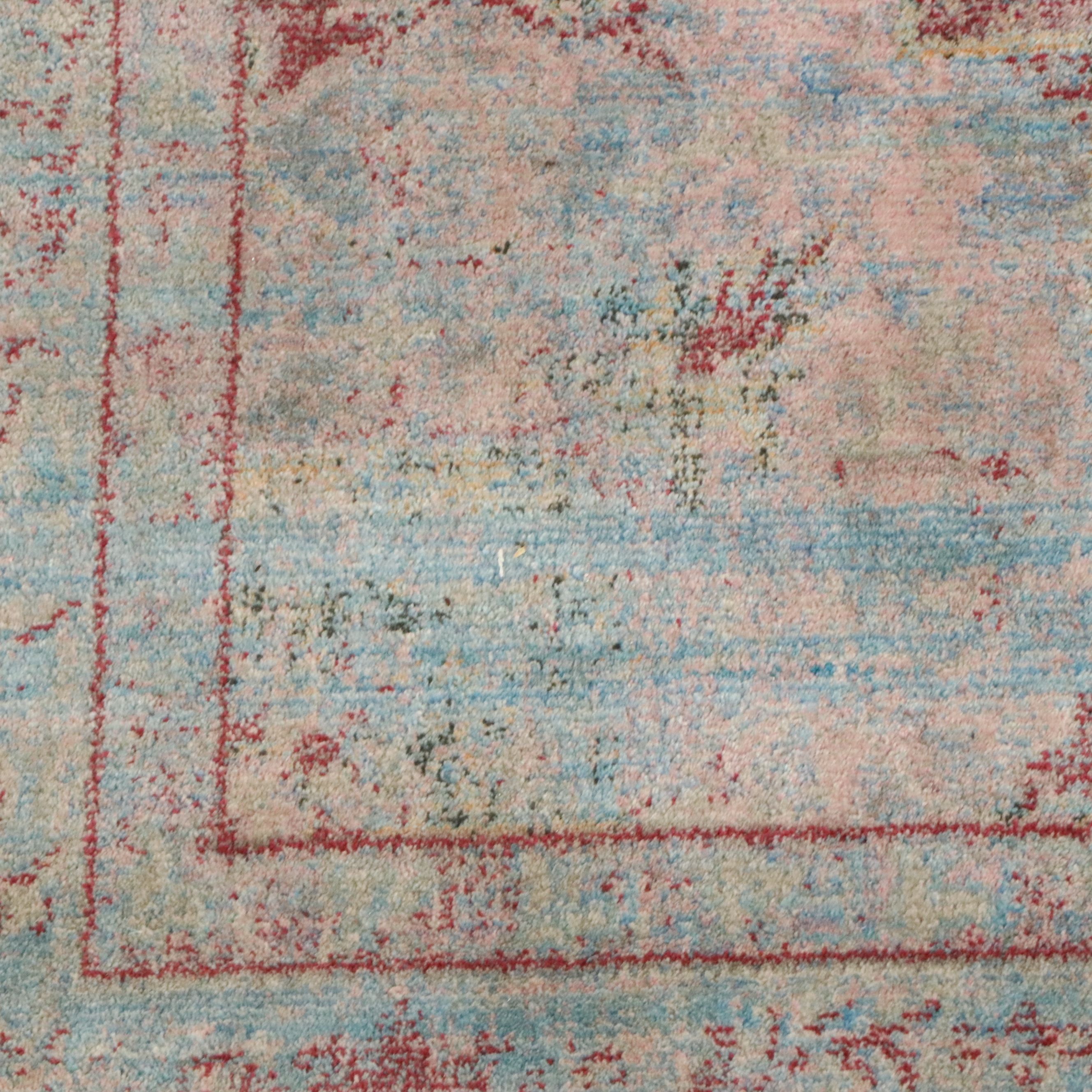 5'4 x 7'7 Machine Made nuLOOM Twilight Collection Distressed Medallion Area Rug