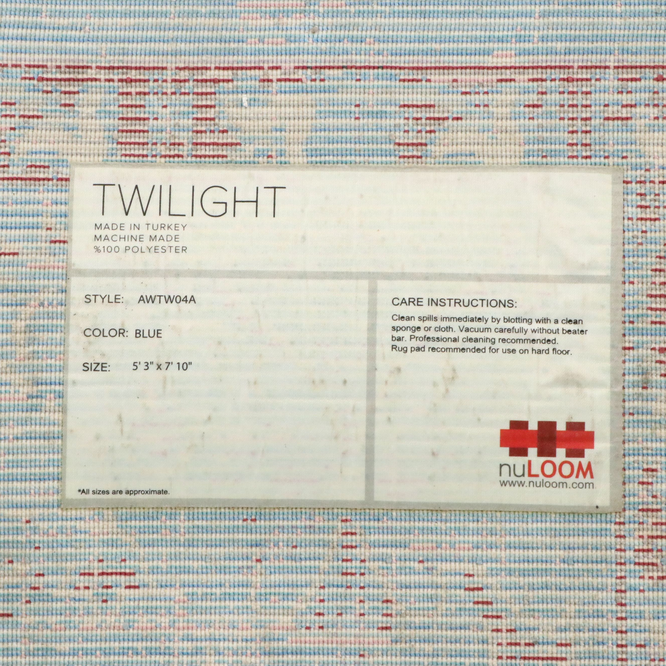 5'4 x 7'7 Machine Made nuLOOM Twilight Collection Distressed Medallion Area Rug