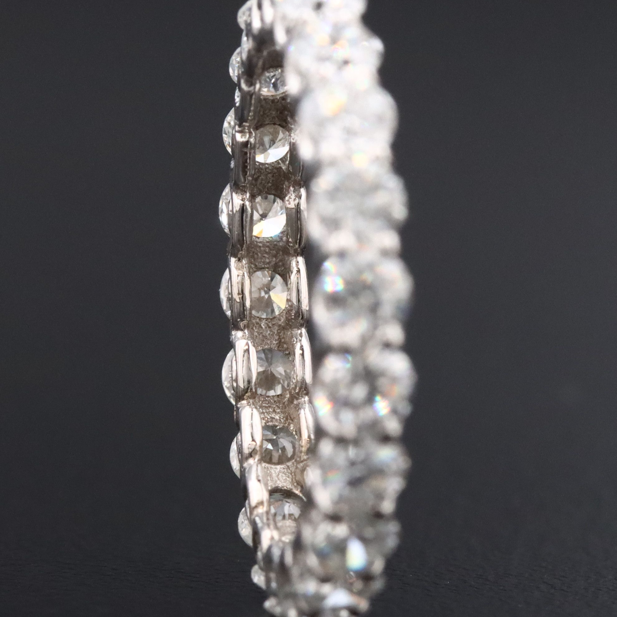 14K 2.17 CTW Lab Grown Diamond Eternity Band with IGI Jewelry Report