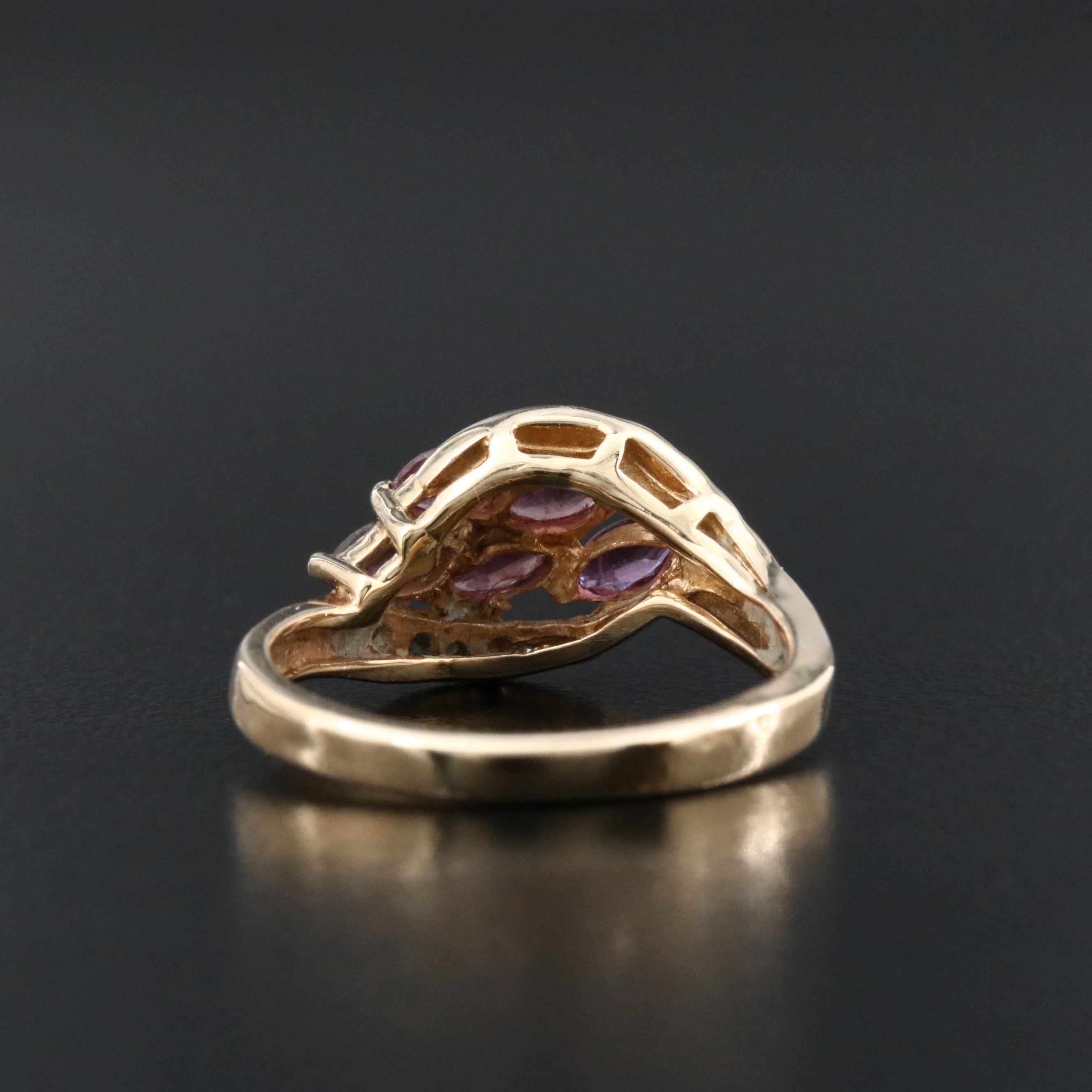 14K Ruby and Diamond Ring