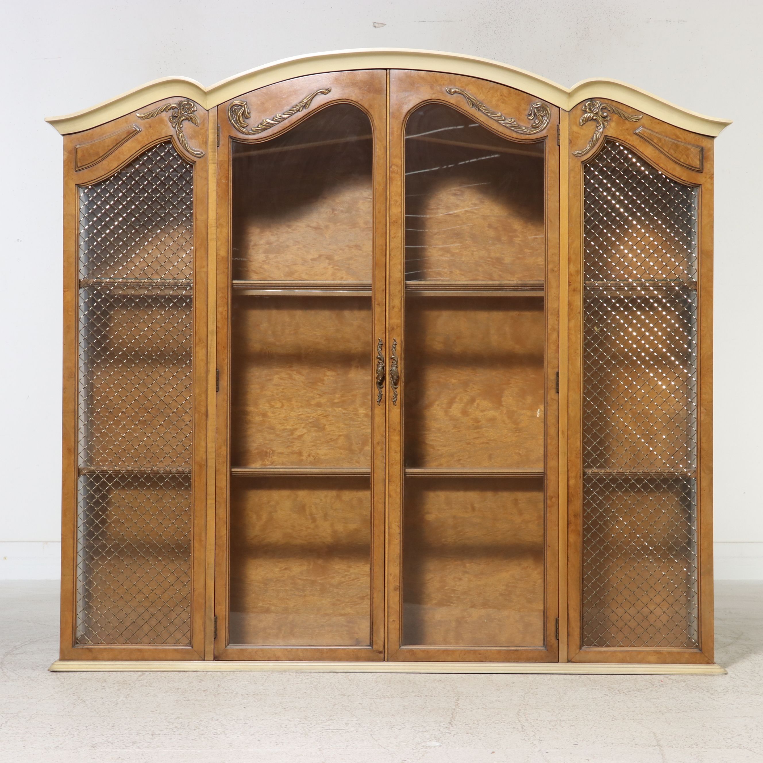 Romweber "Marquise" Louis XV Revival Two-Part China Cabinet