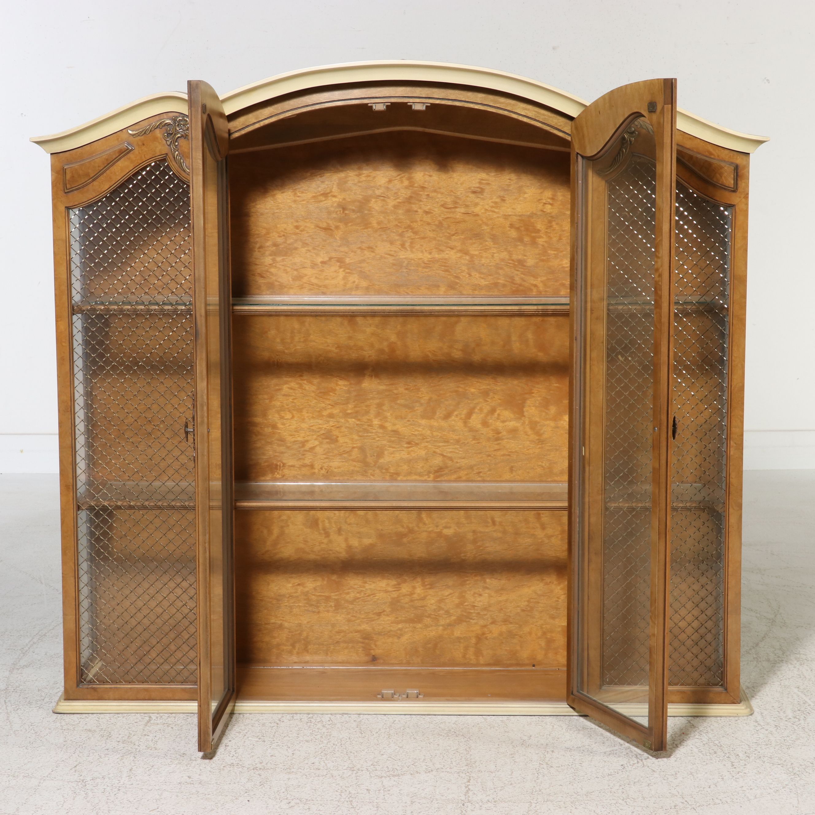 Romweber "Marquise" Louis XV Revival Two-Part China Cabinet