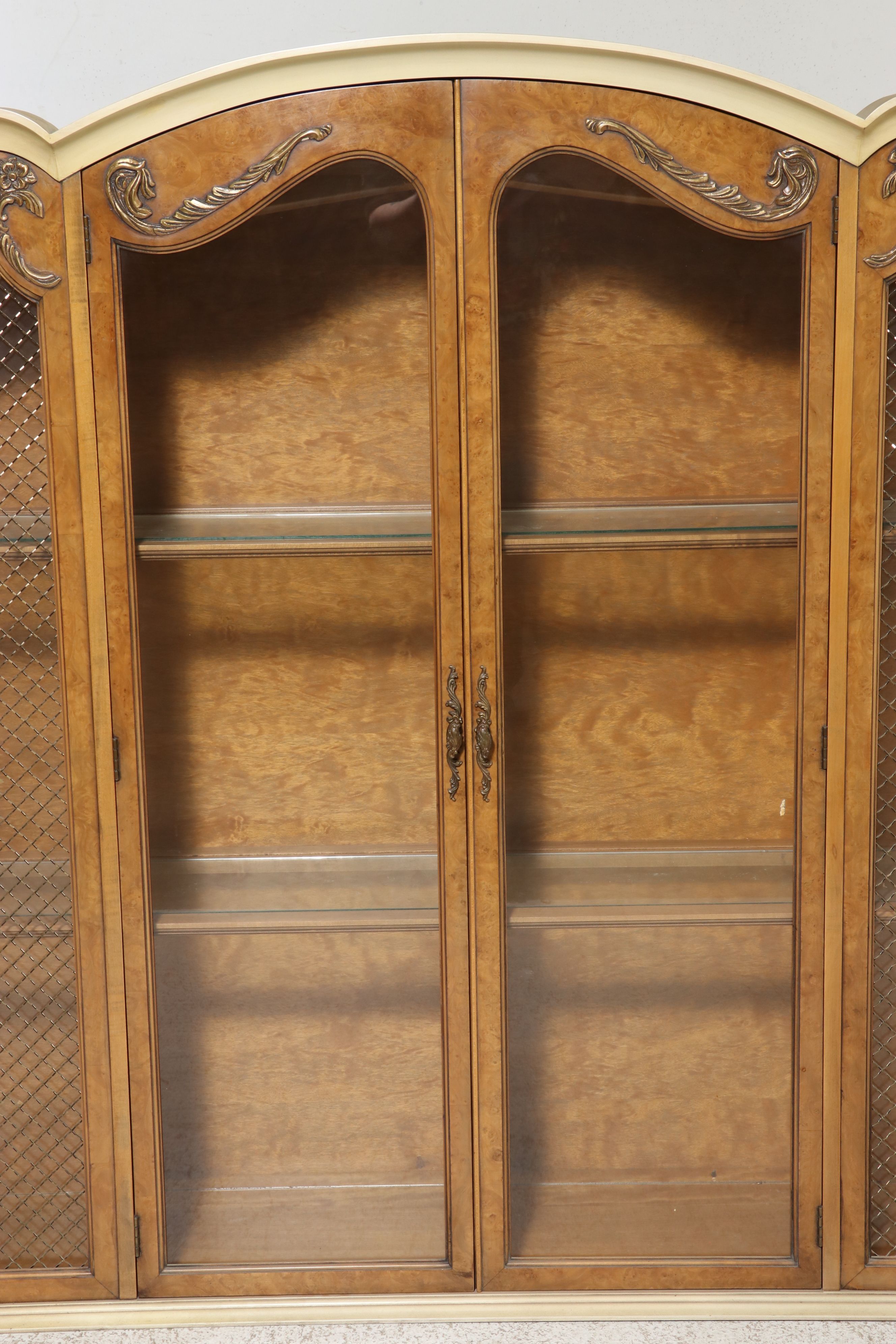 Romweber "Marquise" Louis XV Revival Two-Part China Cabinet