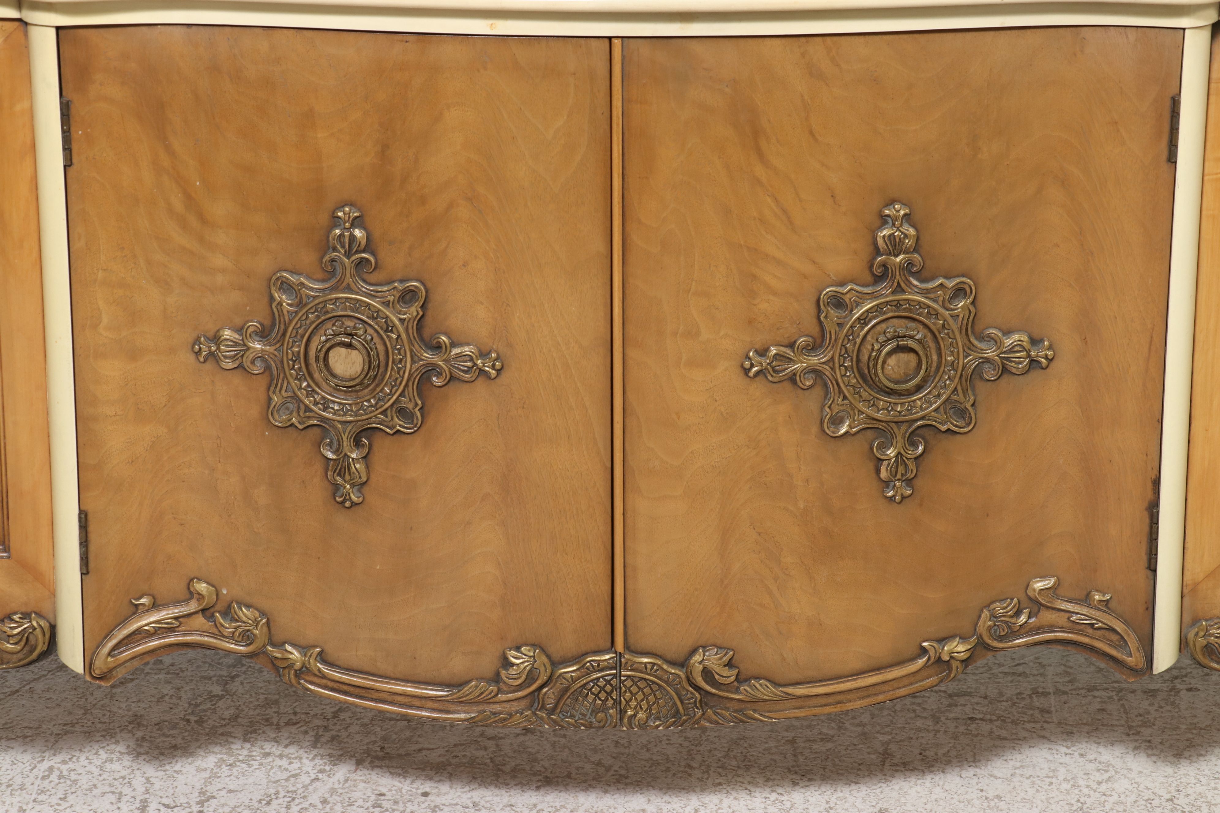 Romweber "Marquise" Louis XV Revival Two-Part China Cabinet