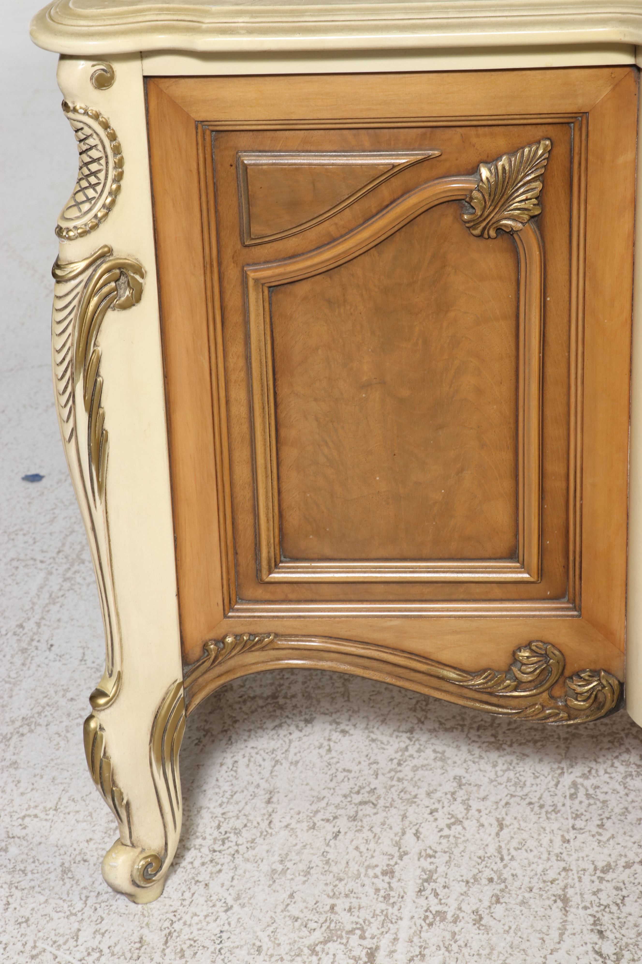Romweber "Marquise" Louis XV Revival Two-Part China Cabinet