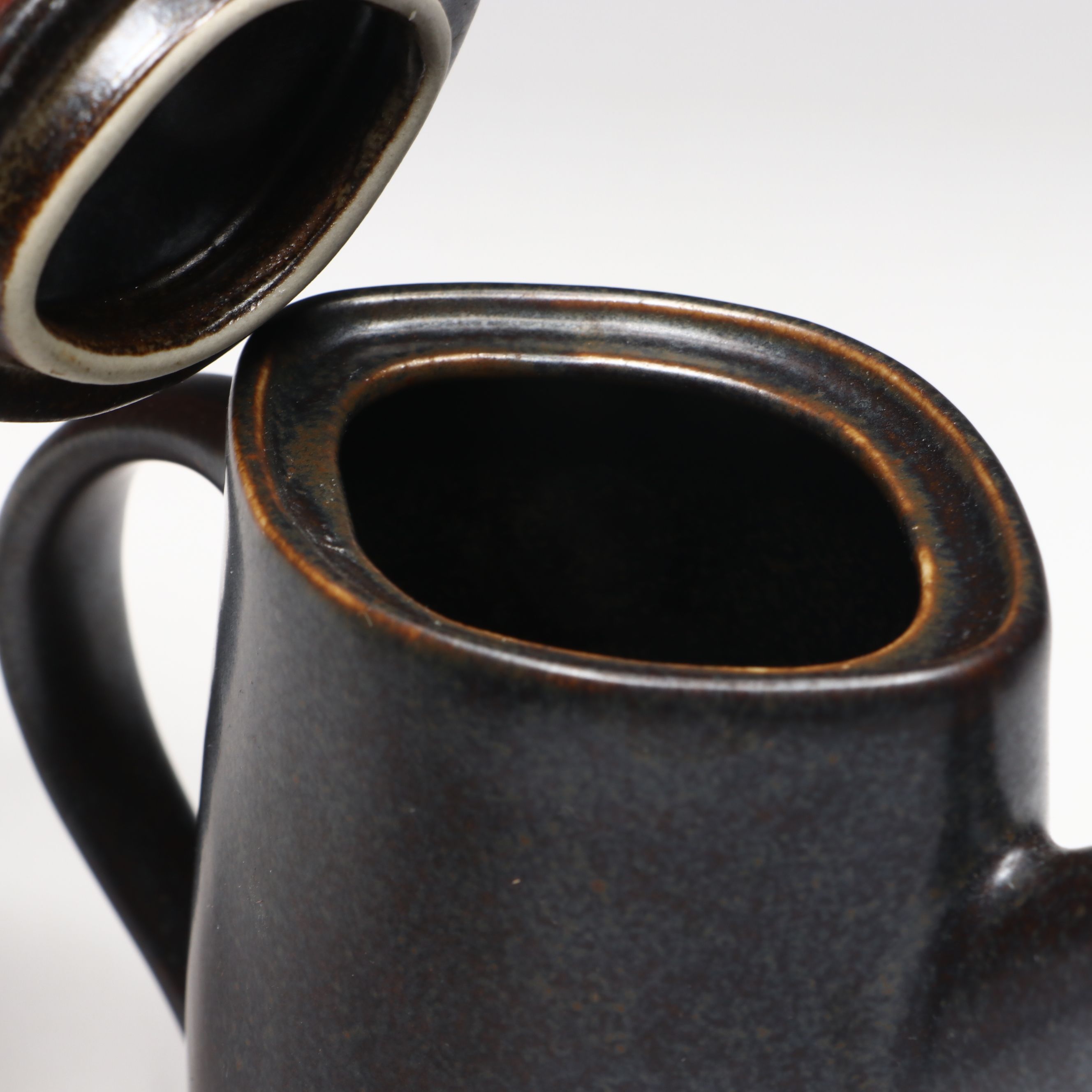 Lindt-Stymeist "Piano" Ceramic Teapot with Creamer and Sugar