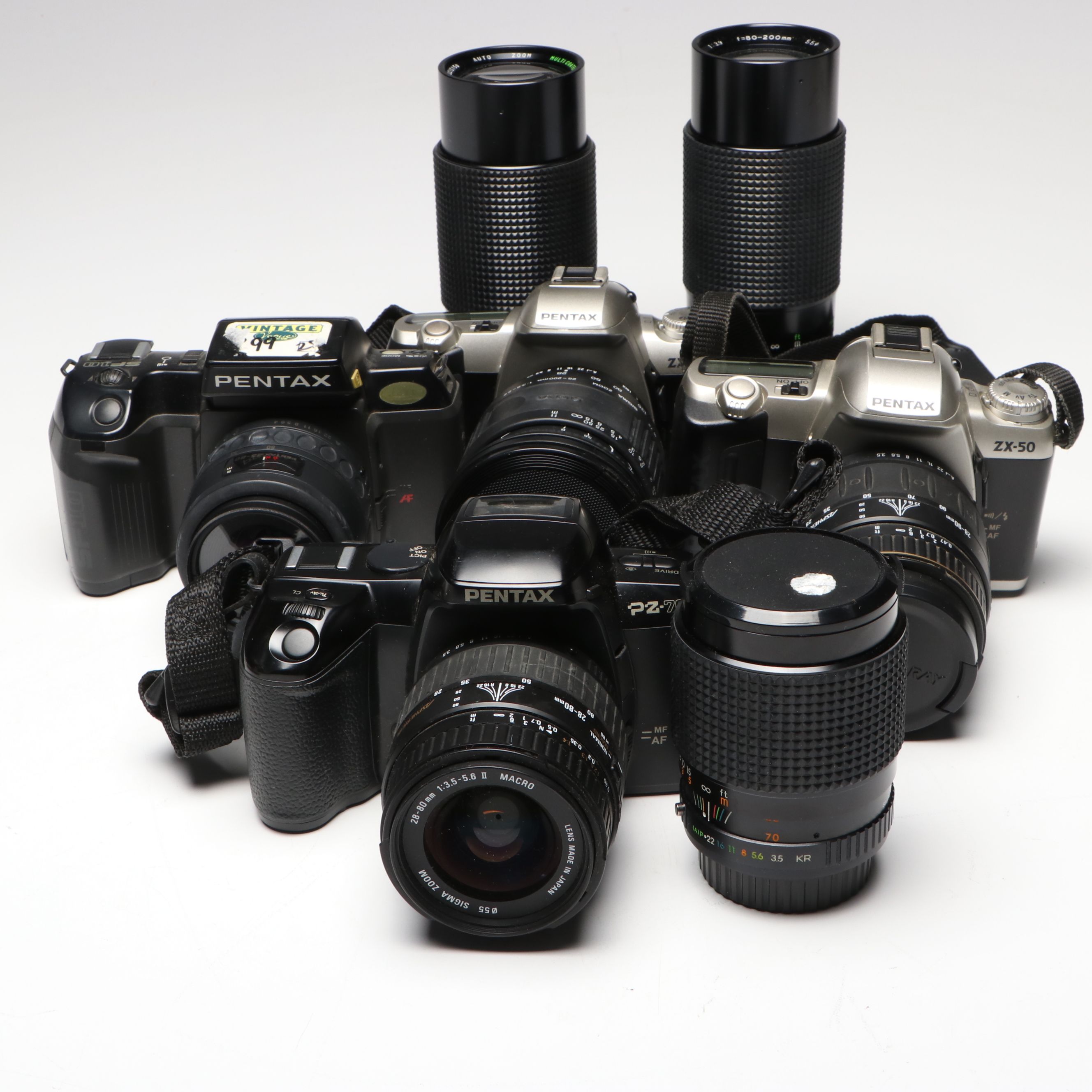 Pentax ZX-50 and Other SLR Film Cameras