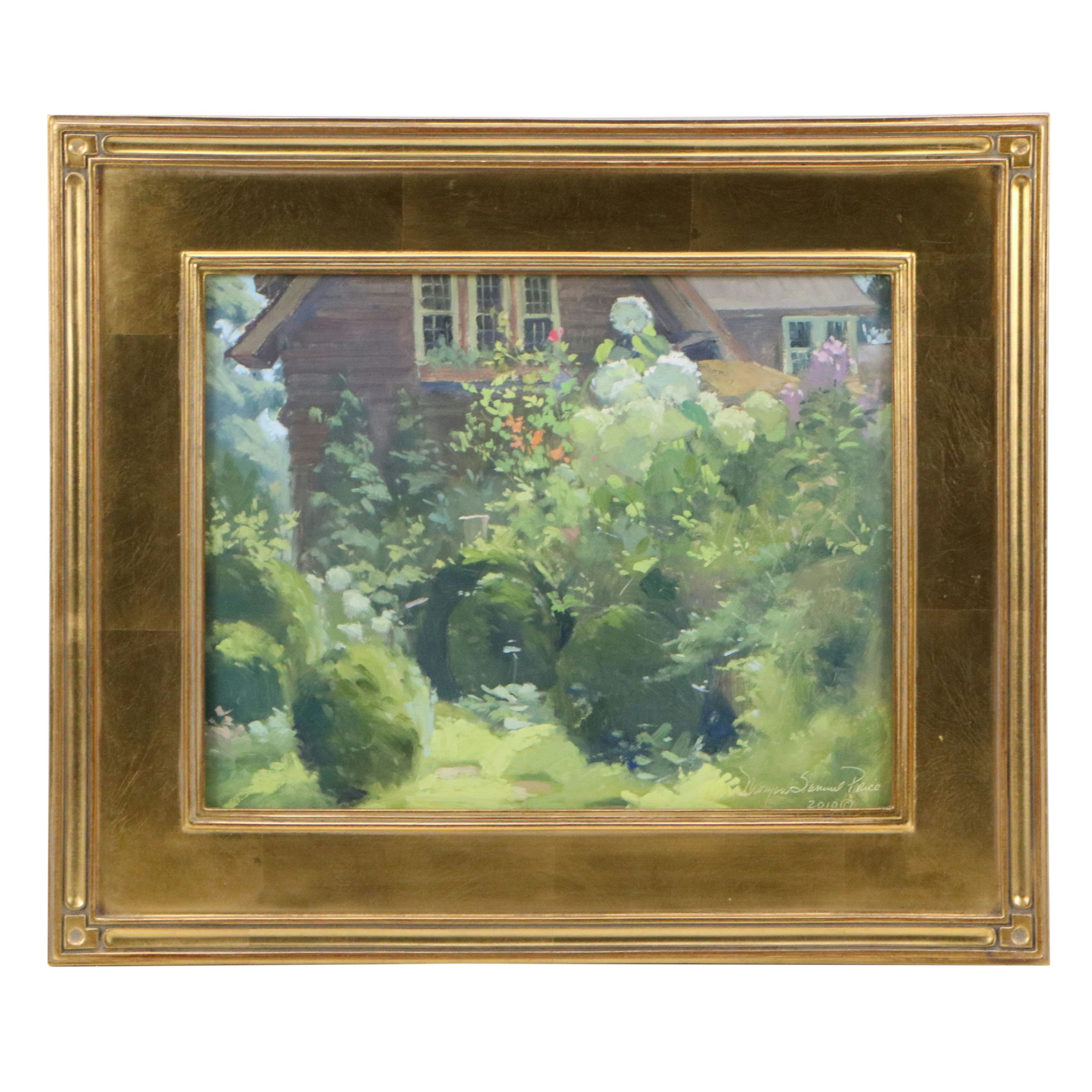 Morgan Samuel Price Oil Painting "Hydrangeas Bathed in Sunlight," 2010