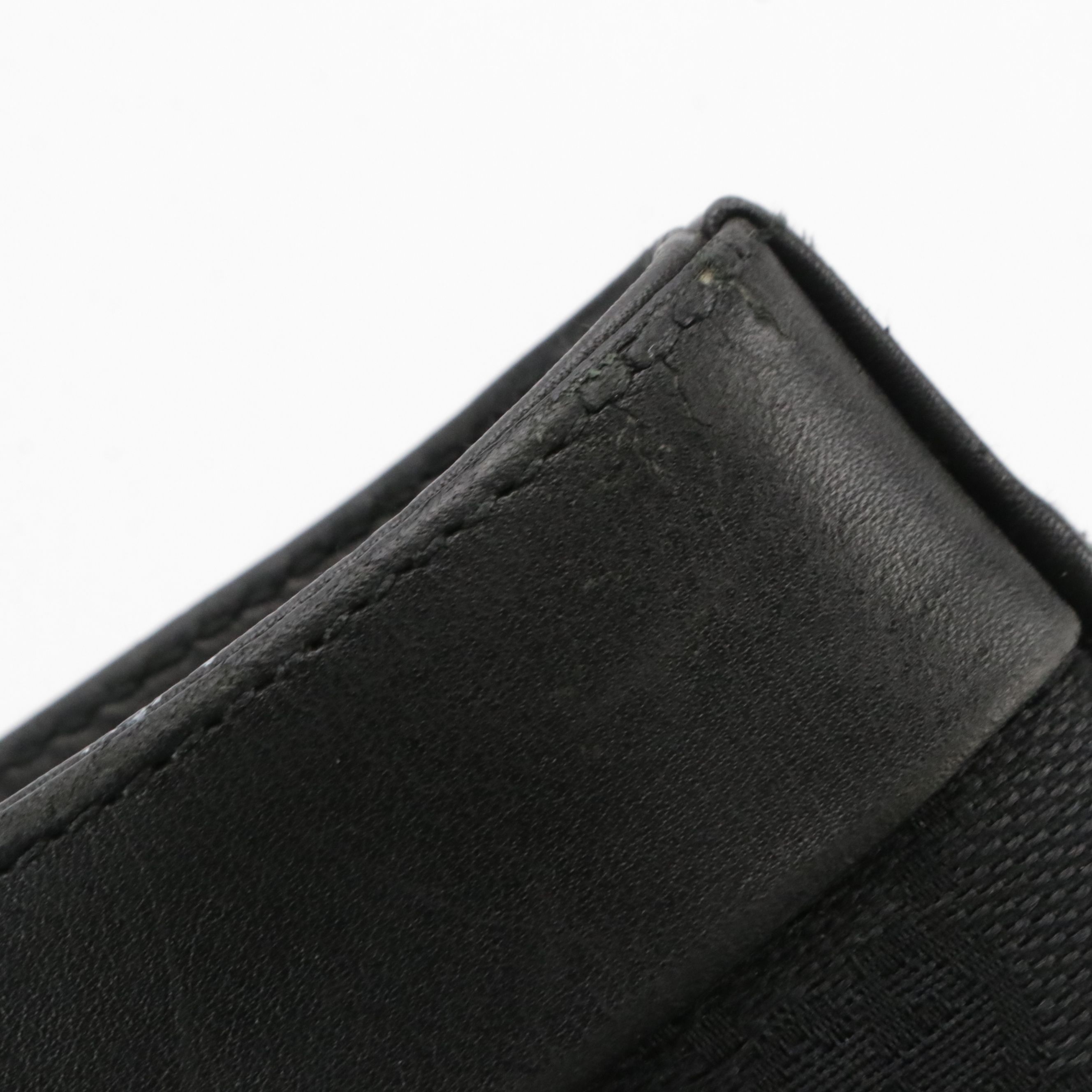 Gucci Black GG Canvas and Leather Zip Tote Bag