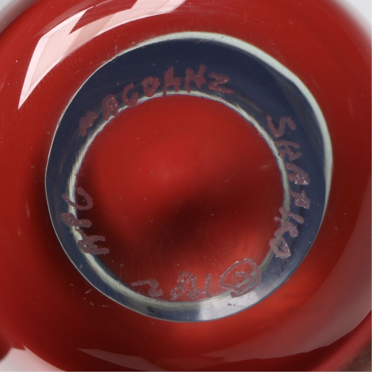 Magdanz Shapiro Art Glass Vase, 1982