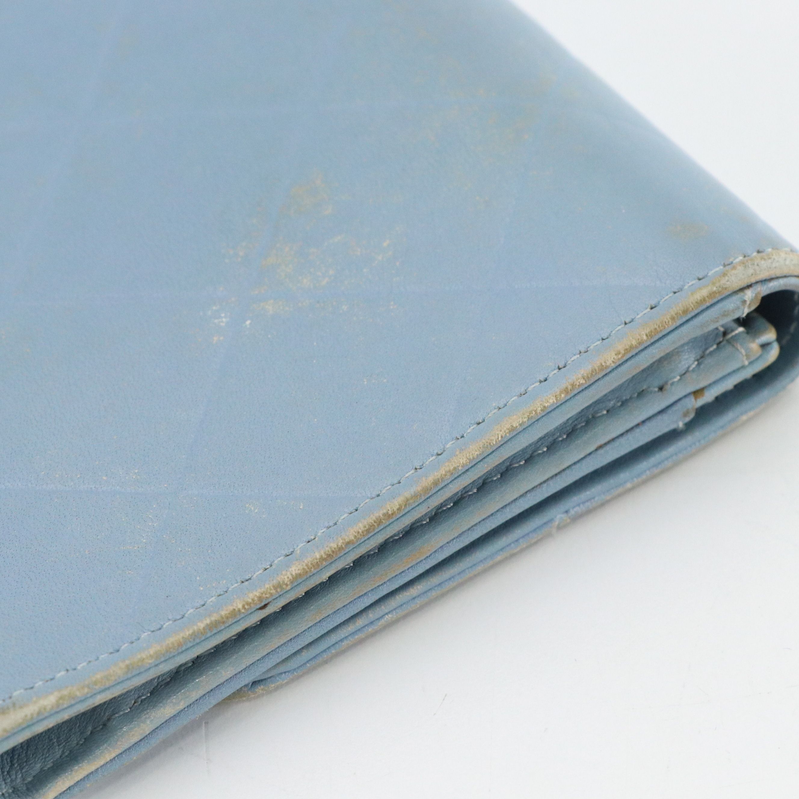 Chanel French Flap Wallet in Quilt Pattern Leather