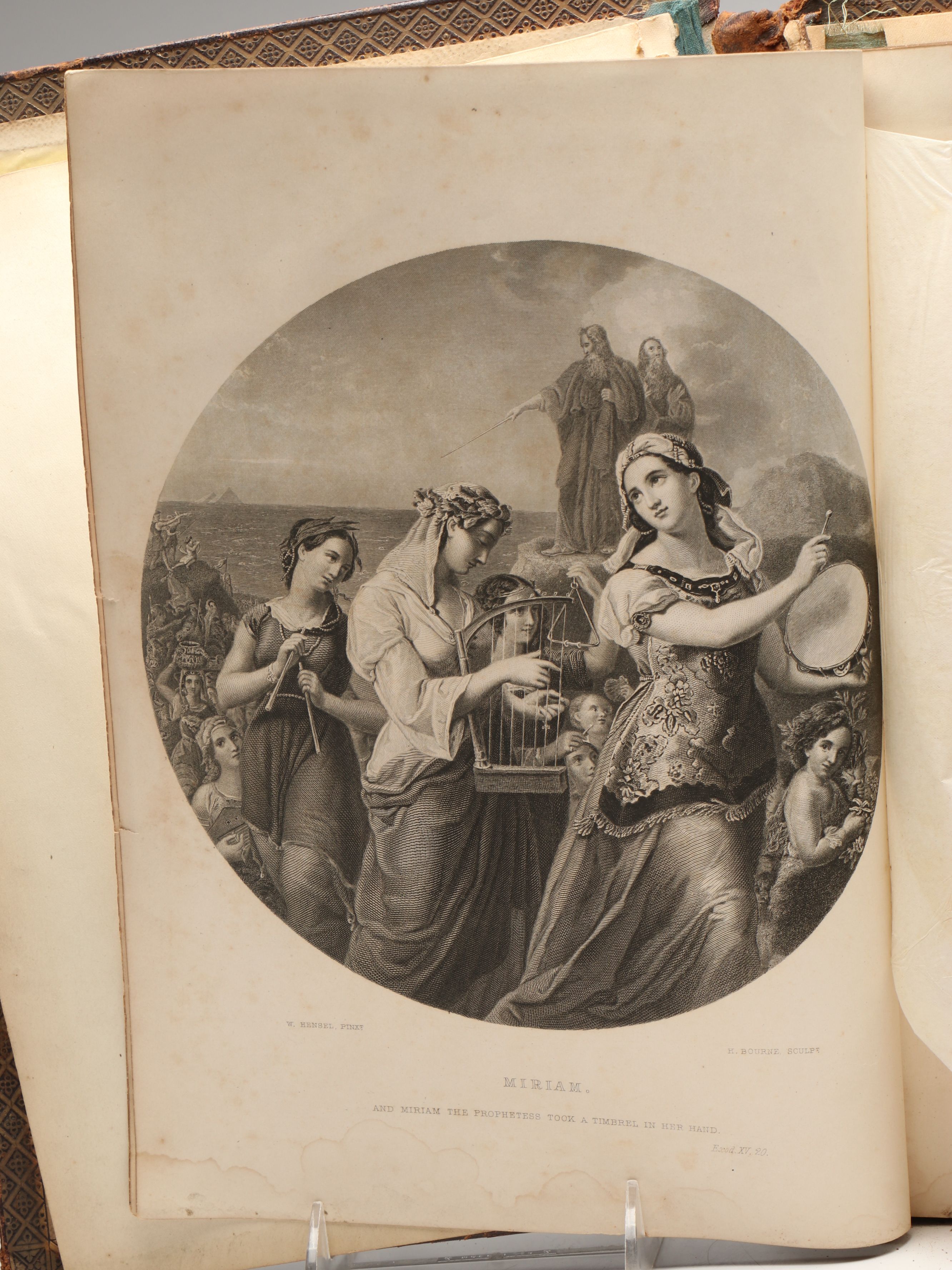 Leather Bound Holy Bible with "Household Physician" by Herbert E. Buffum et al.