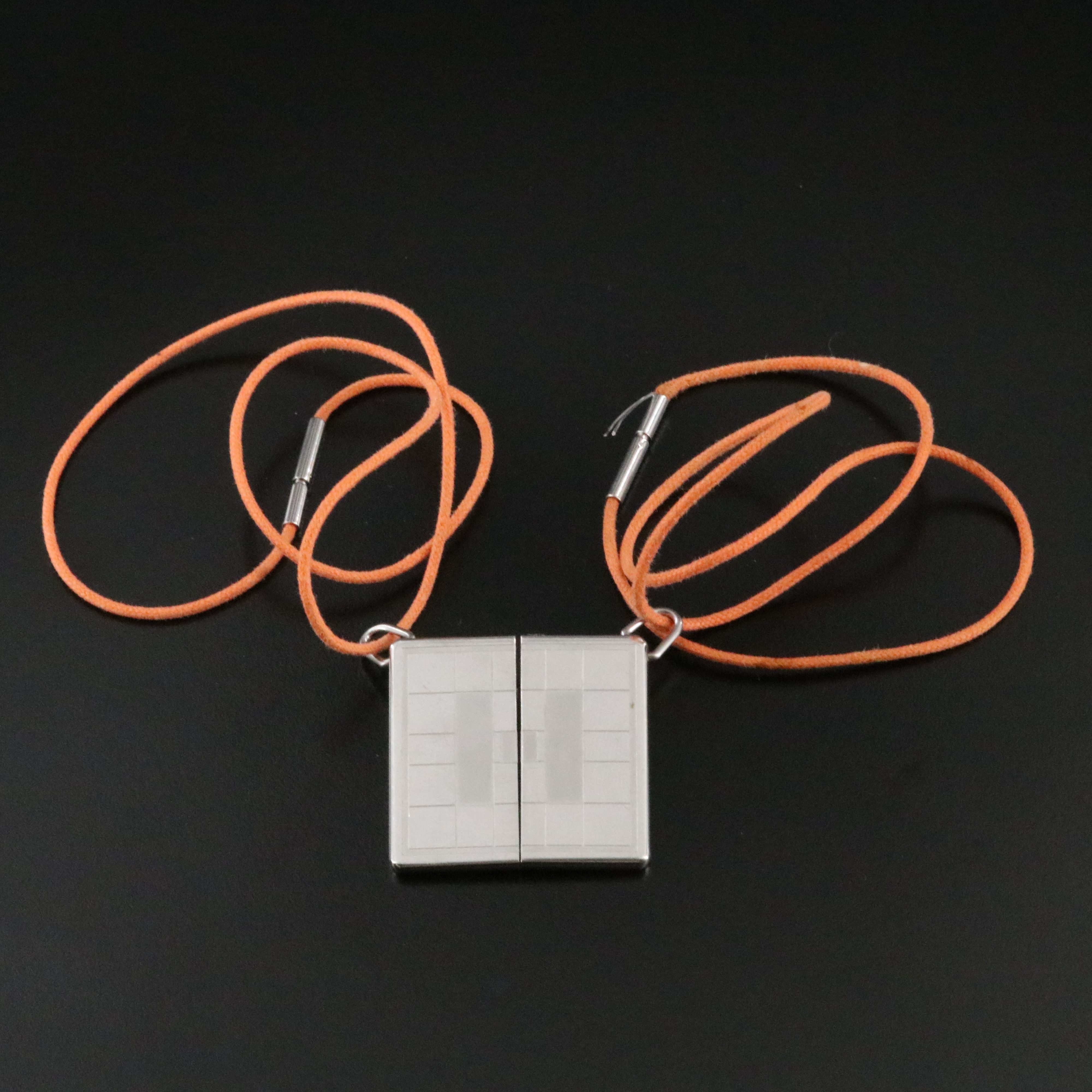Hermès Symbole Necklace Pair Vintage Tokyo 2001 Edition