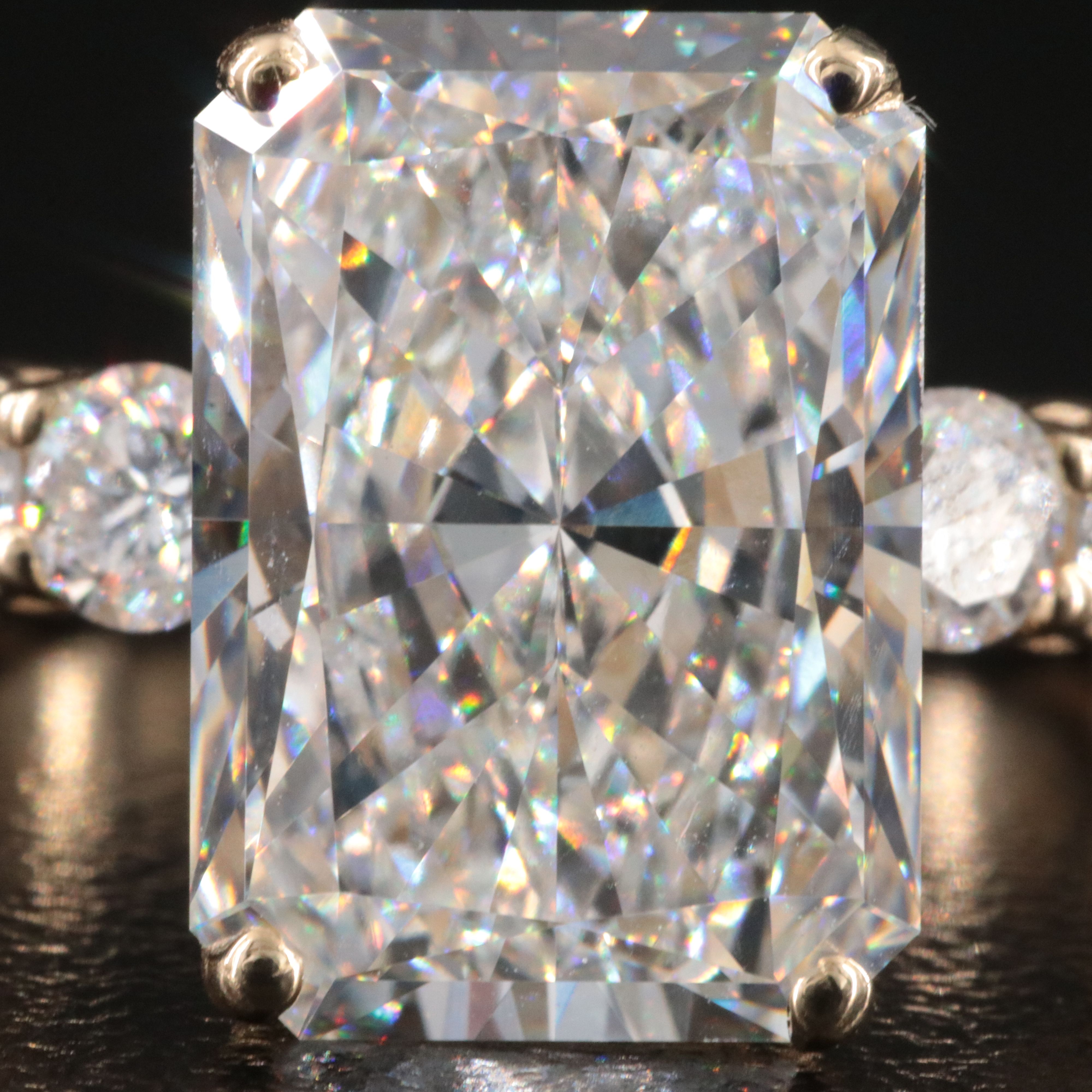 14K 11.14 CTW Lab Grown Diamond Ring Set with IGI Jewelry Report