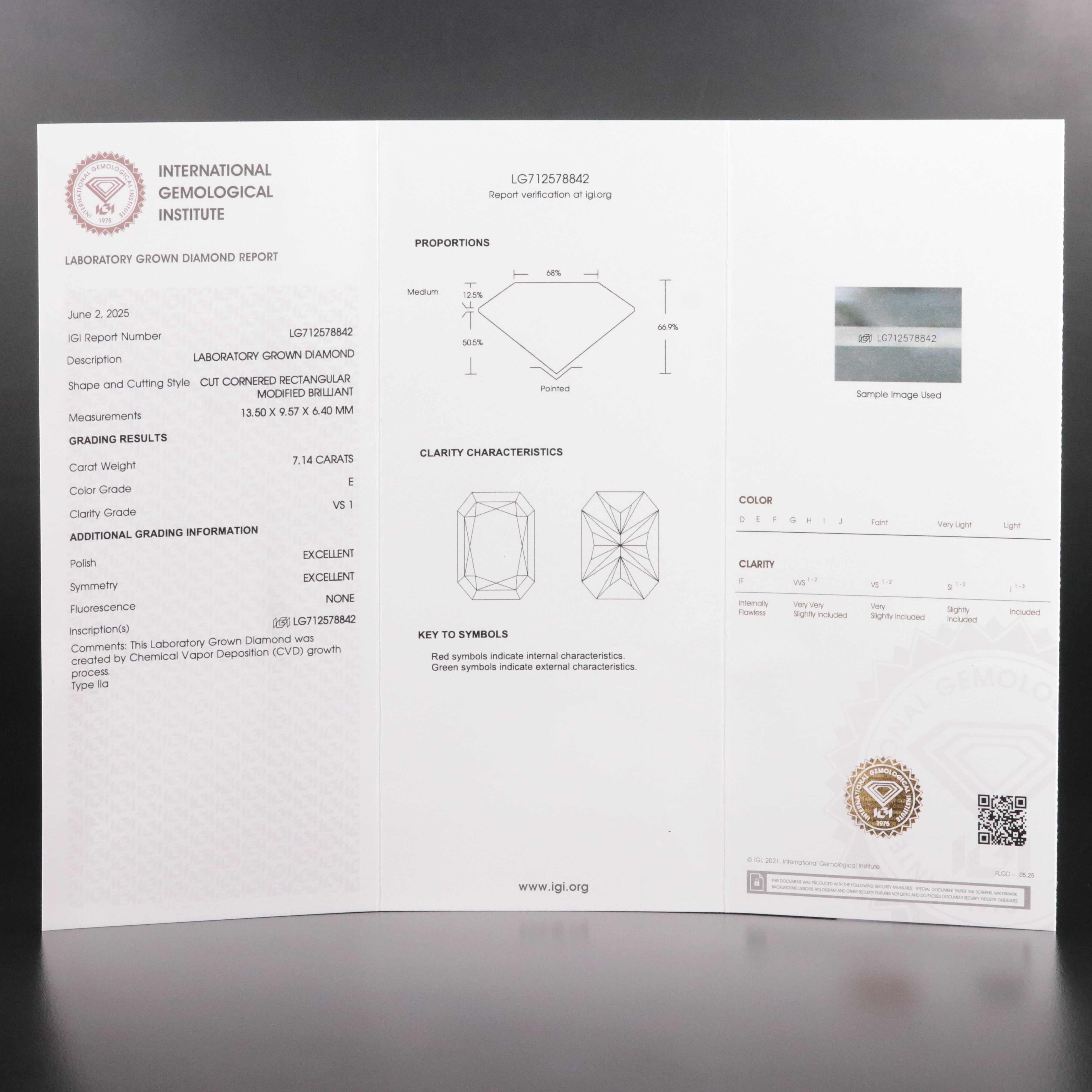 14K 11.14 CTW Lab Grown Diamond Ring Set with IGI Jewelry Report