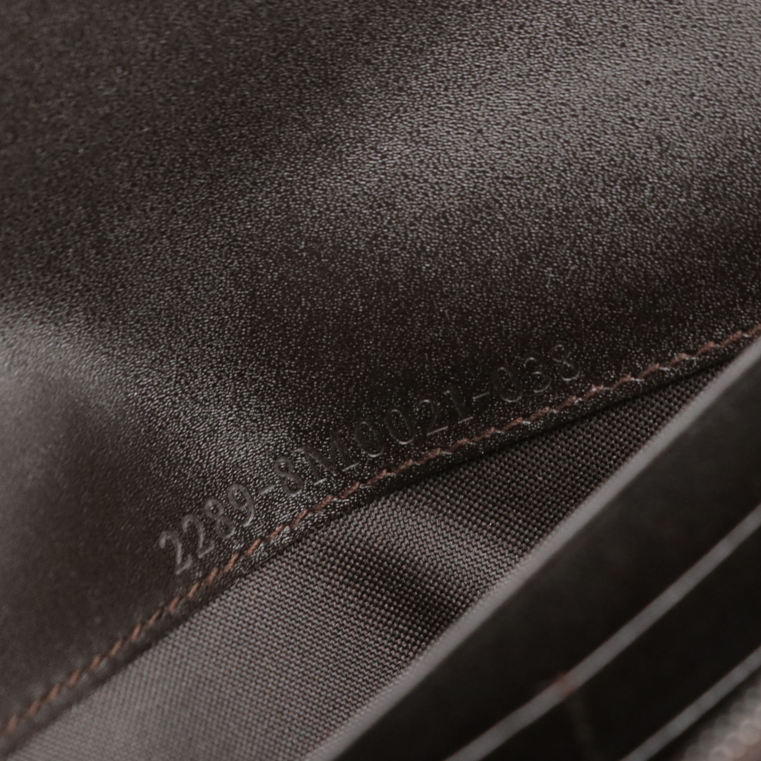 Fendi Continental Flap Wallet in Brown/Black Zucchino Canvas and Leather Trim