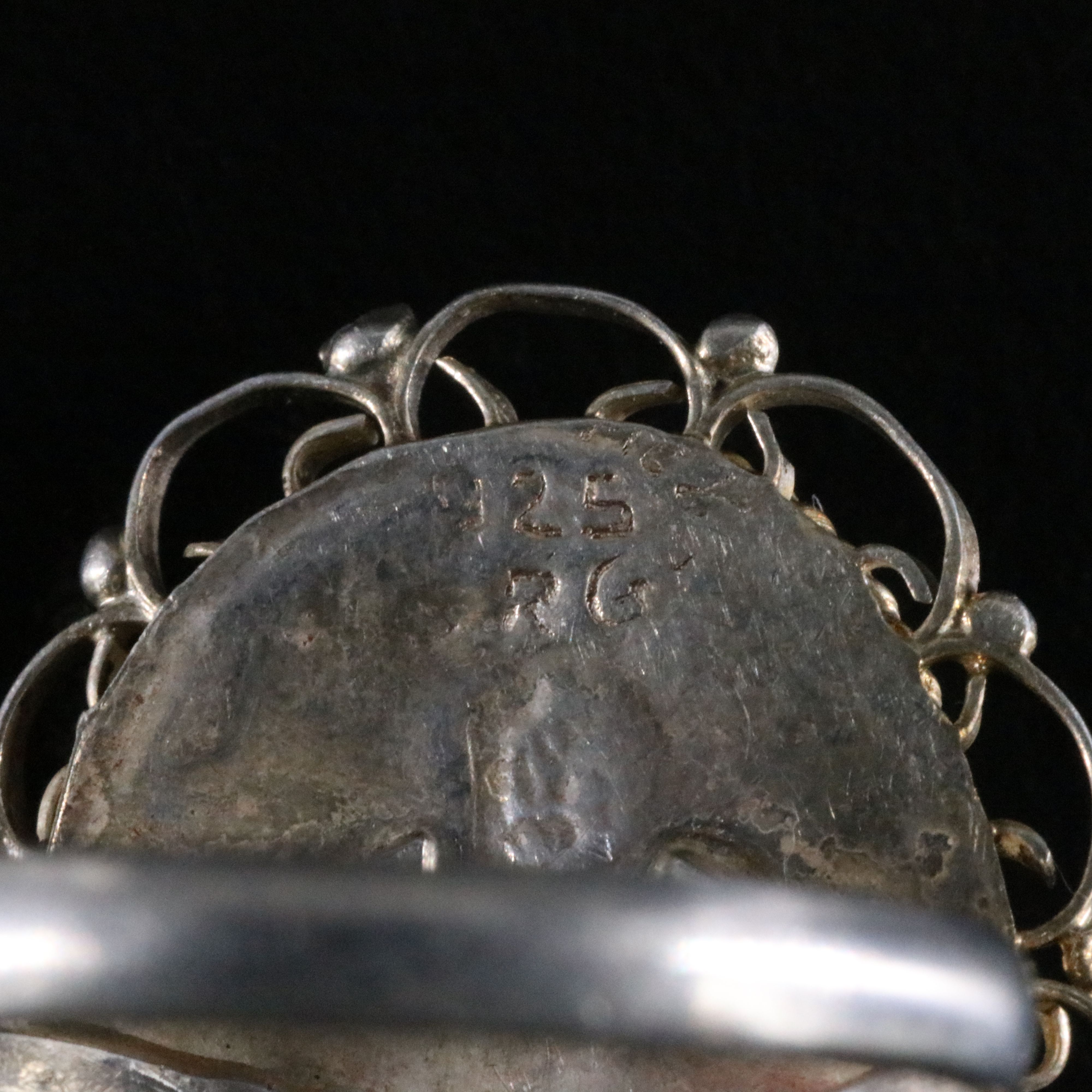 Sterling Faux Turquoise Ring