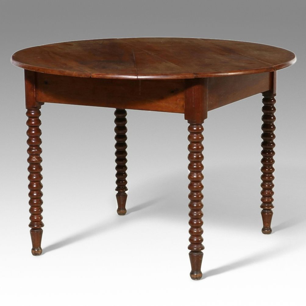 American Victorian Pine Spool-Turned Center Table, Mid to Late 19th Century