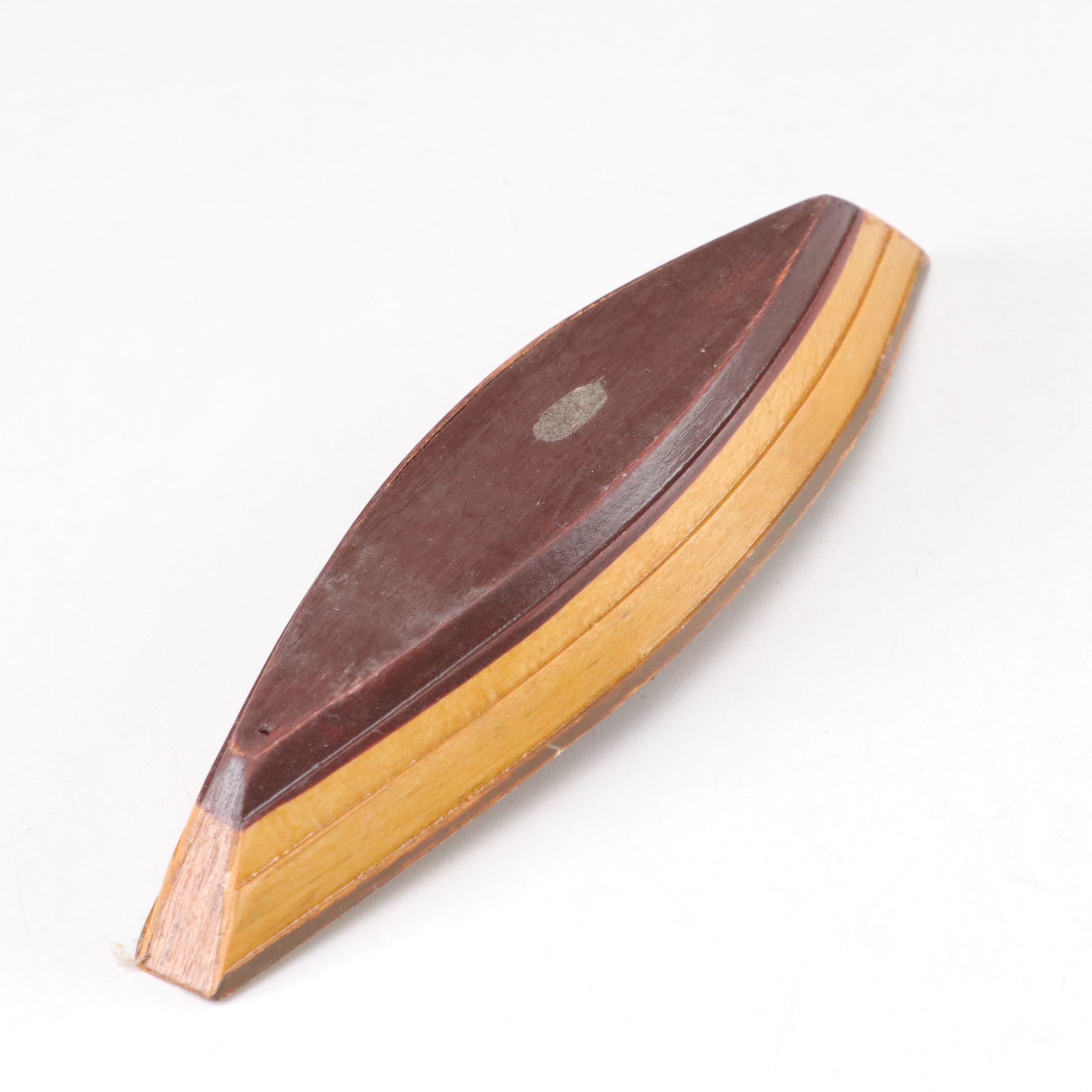 Wooden Rowboat Model Collection with Stand