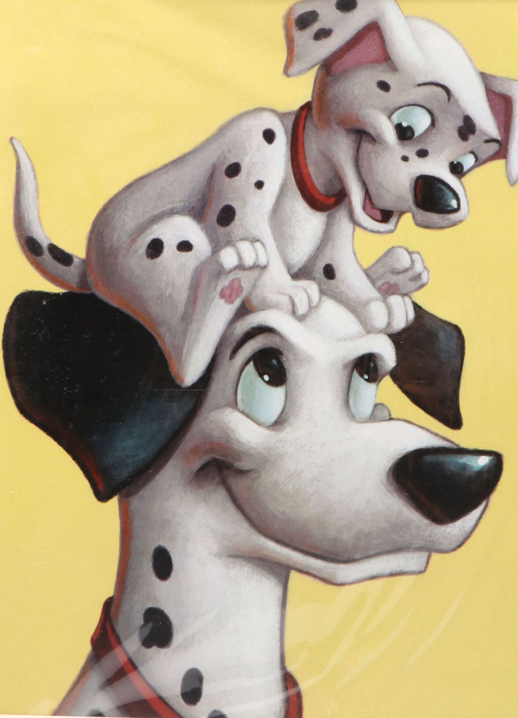 Disney 101 Dalmatians Offset Lithograph "Pongo and Pup," Late 20th/Early 21st C.