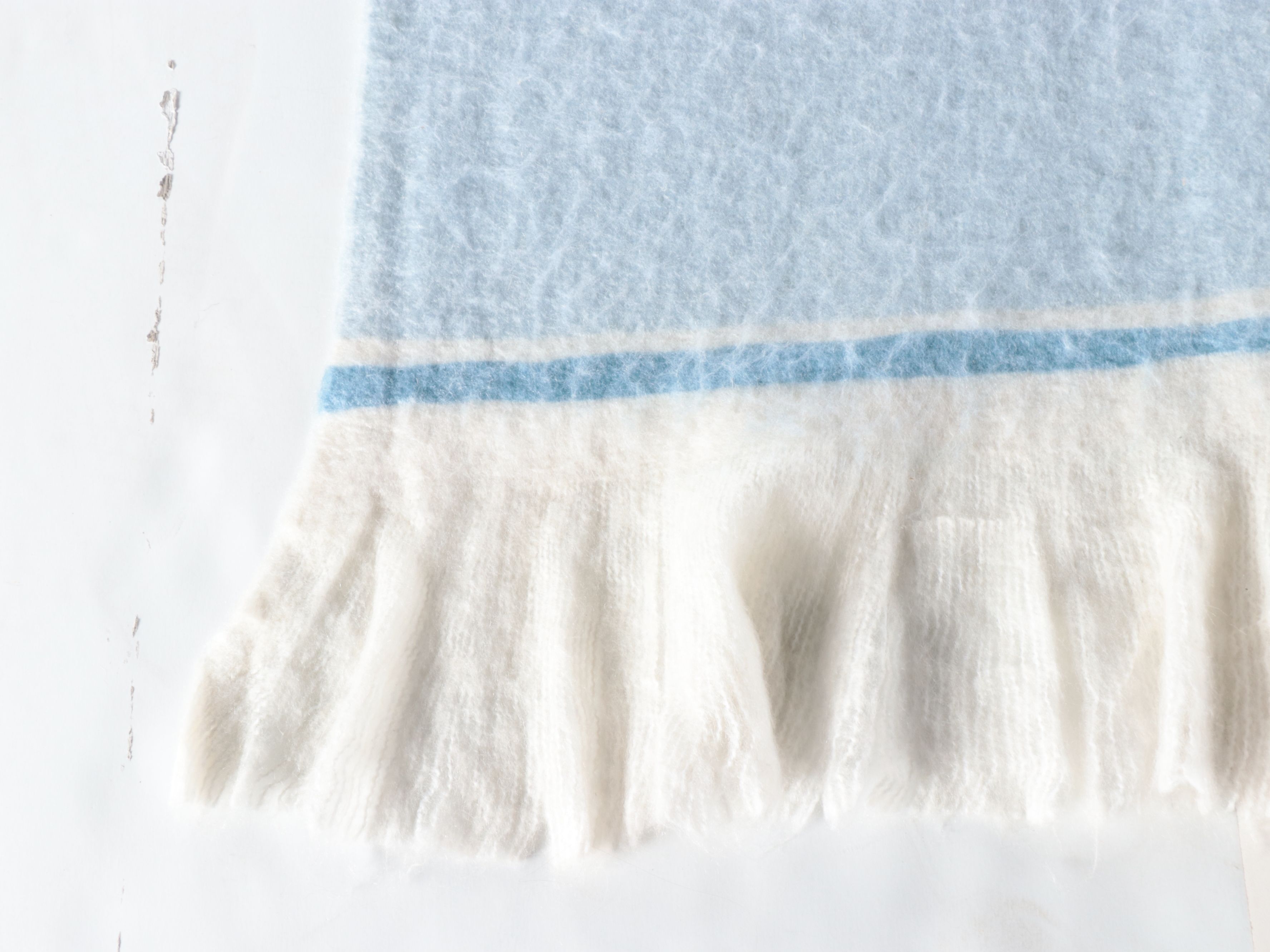 Frye Geometric and Striped Wool Blend Throw Blankets