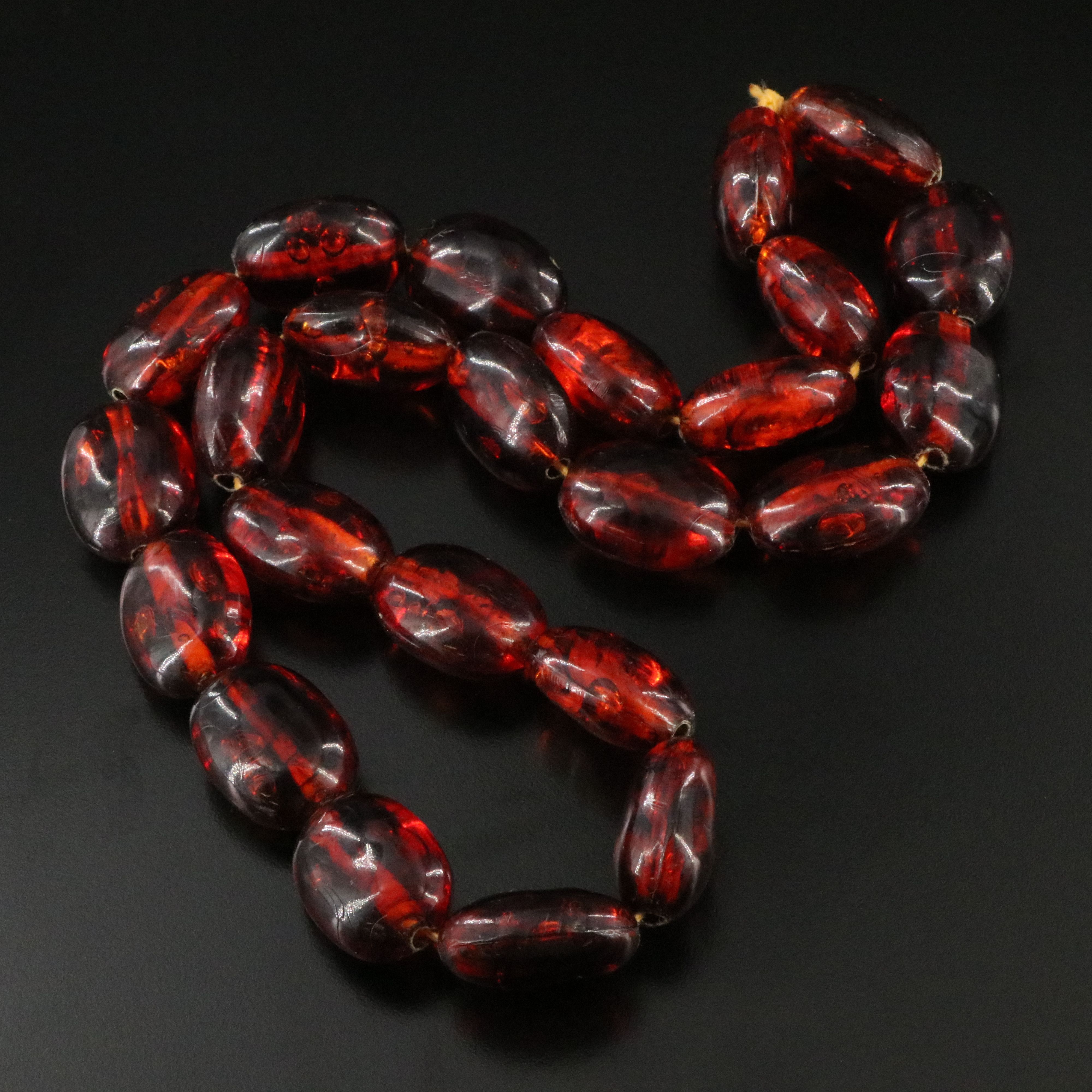 Reconstituted Amber Necklace