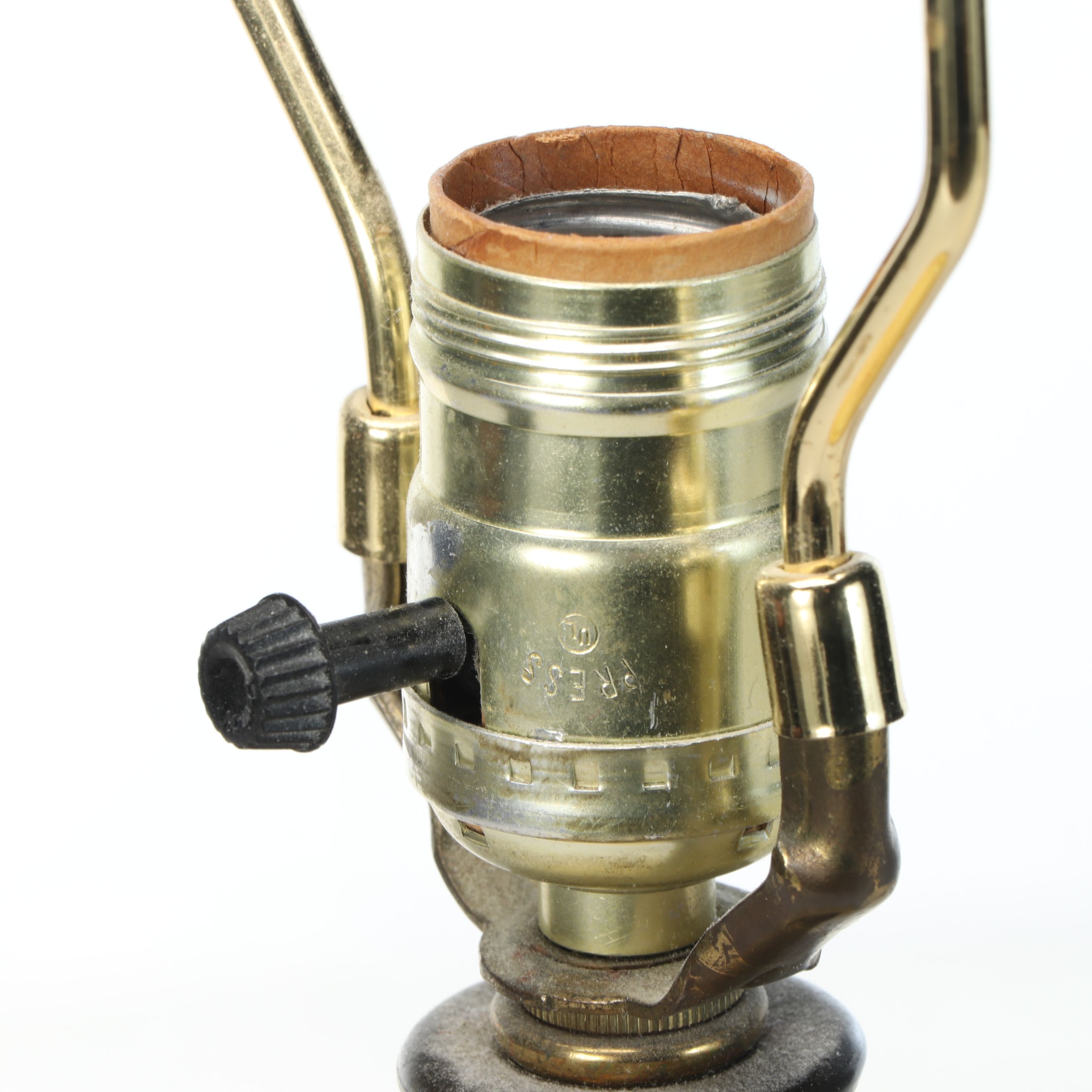 Chinoiserie Tea Canister Table Lamp with Square Bell Shade