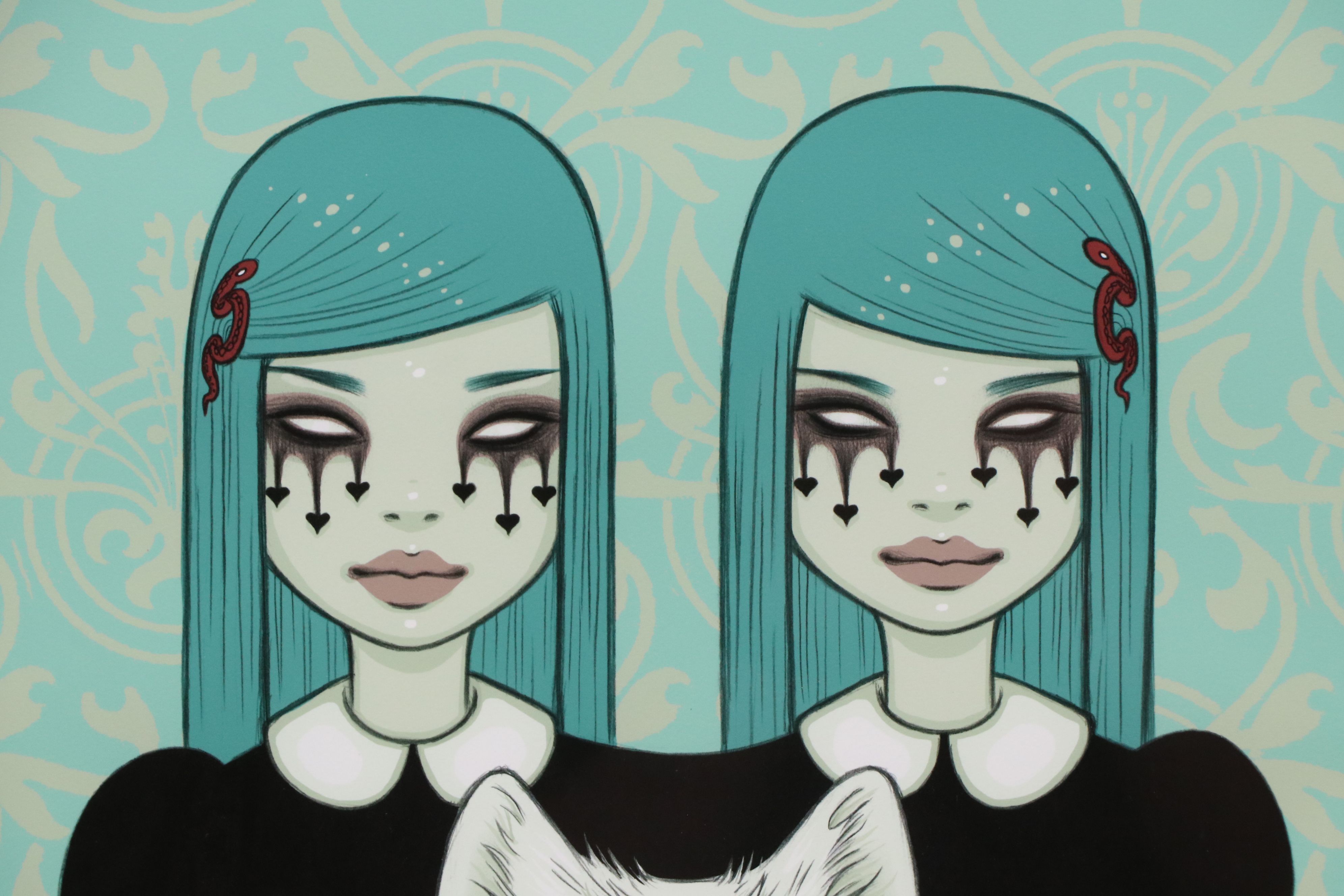 Tara McPherson Giclée "Shared Shadow," Circa 2022