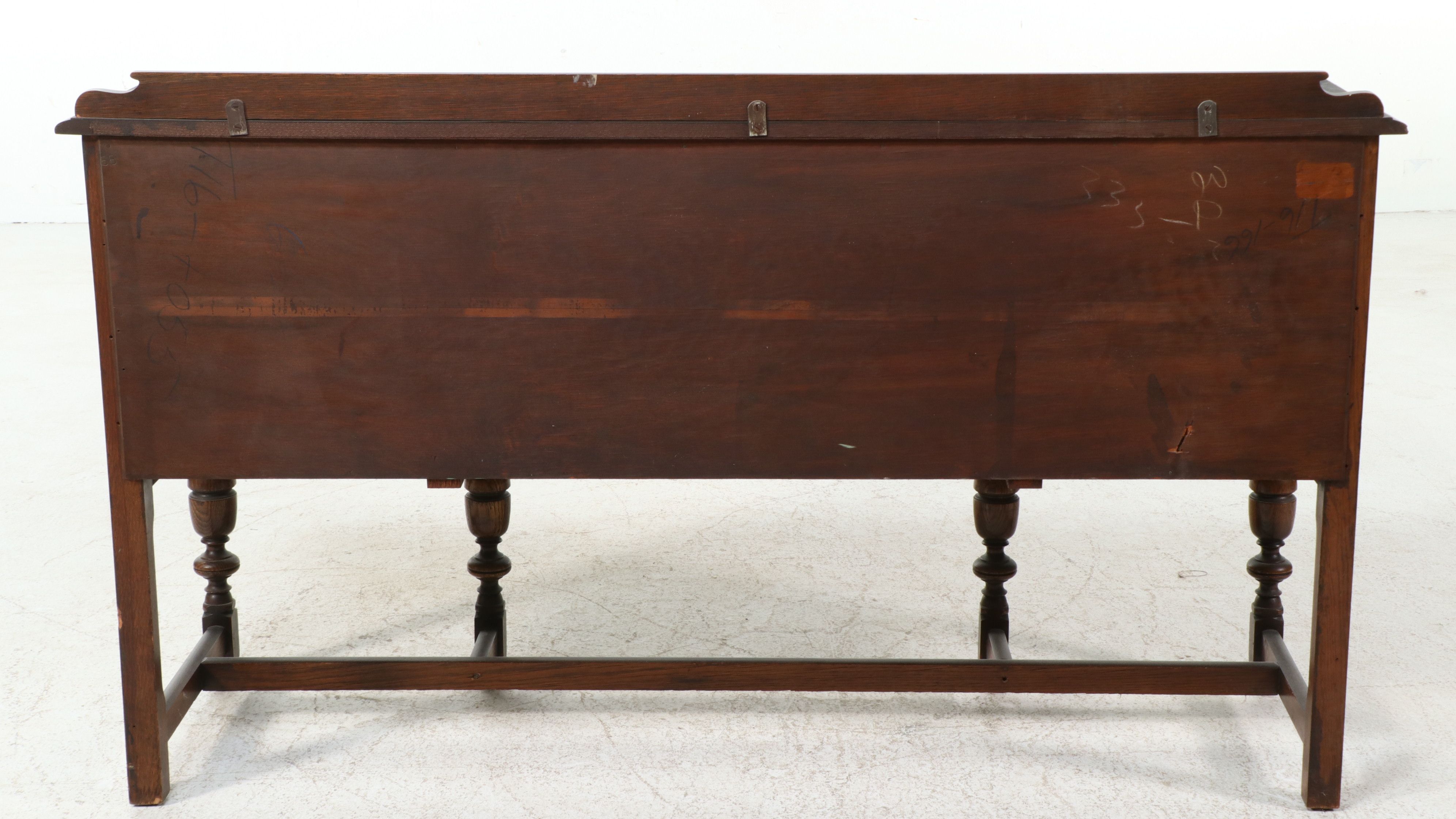 Jacobean Revival Carved Oak Buffet