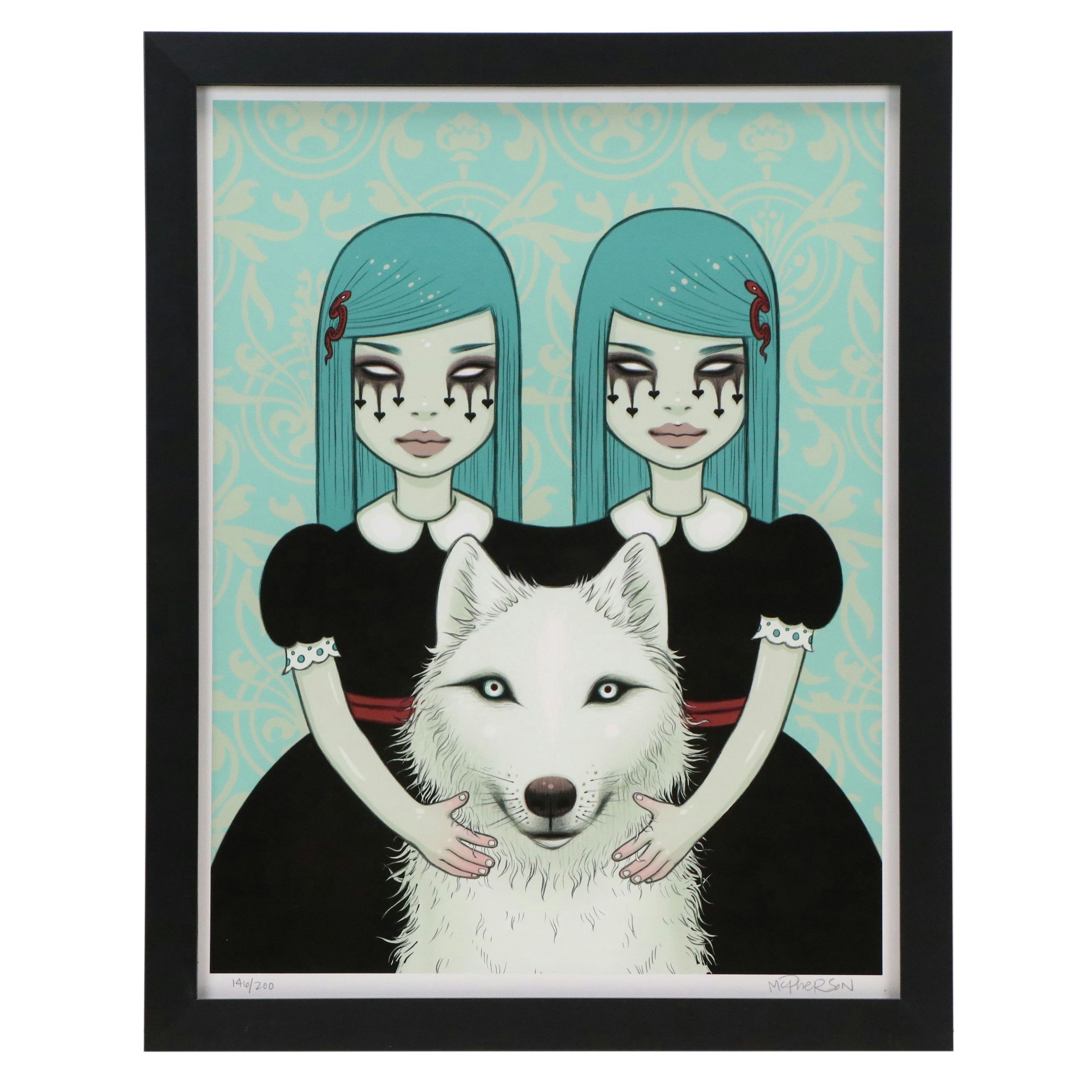 Tara McPherson Giclée "Shared Shadow," Circa 2022